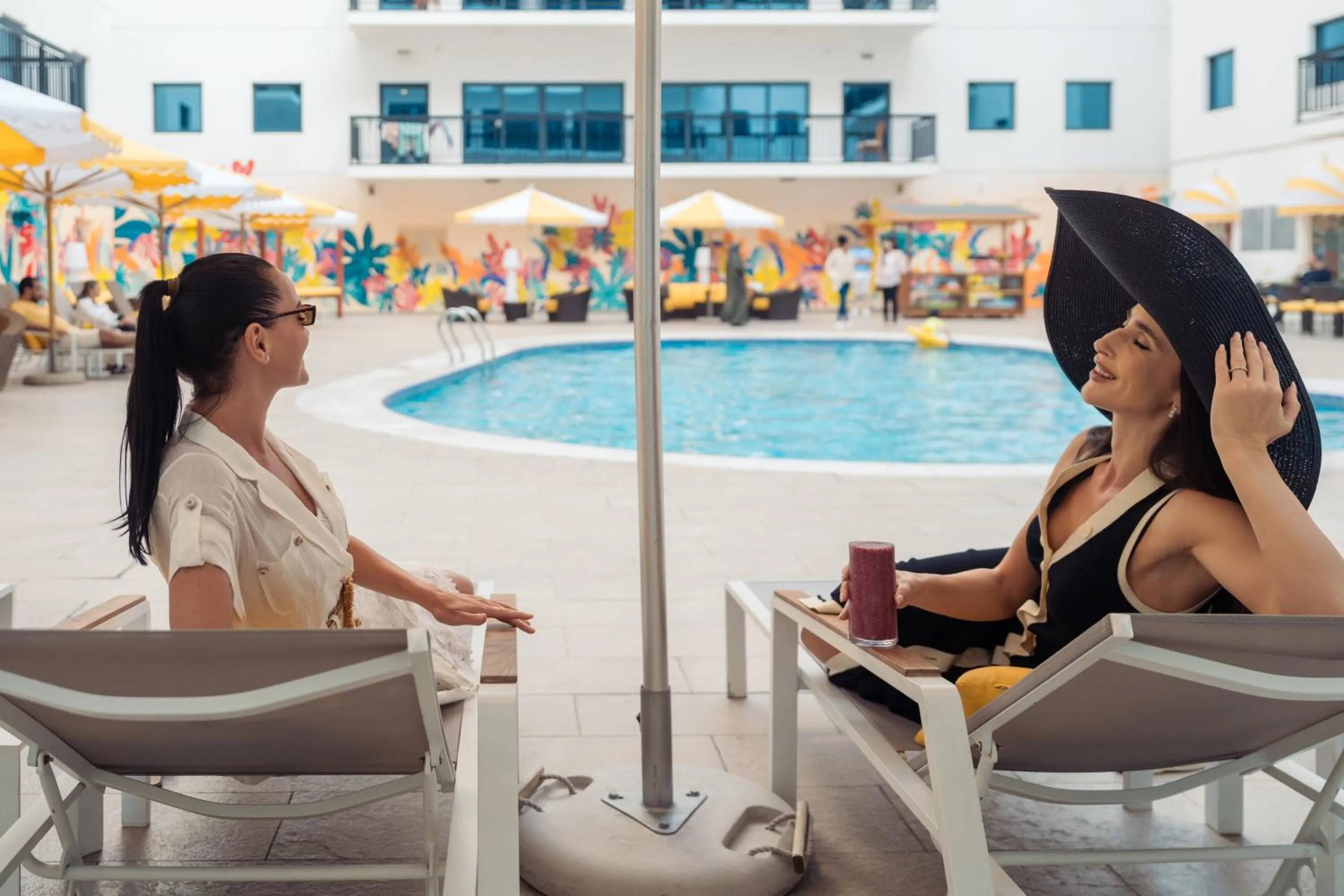 People in Golden Sands Suites