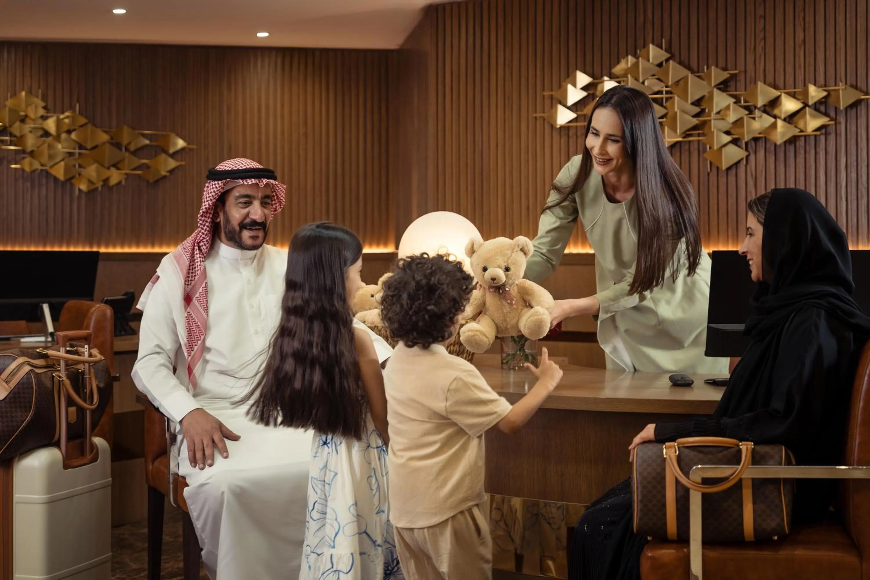 children in Golden Sands Suites