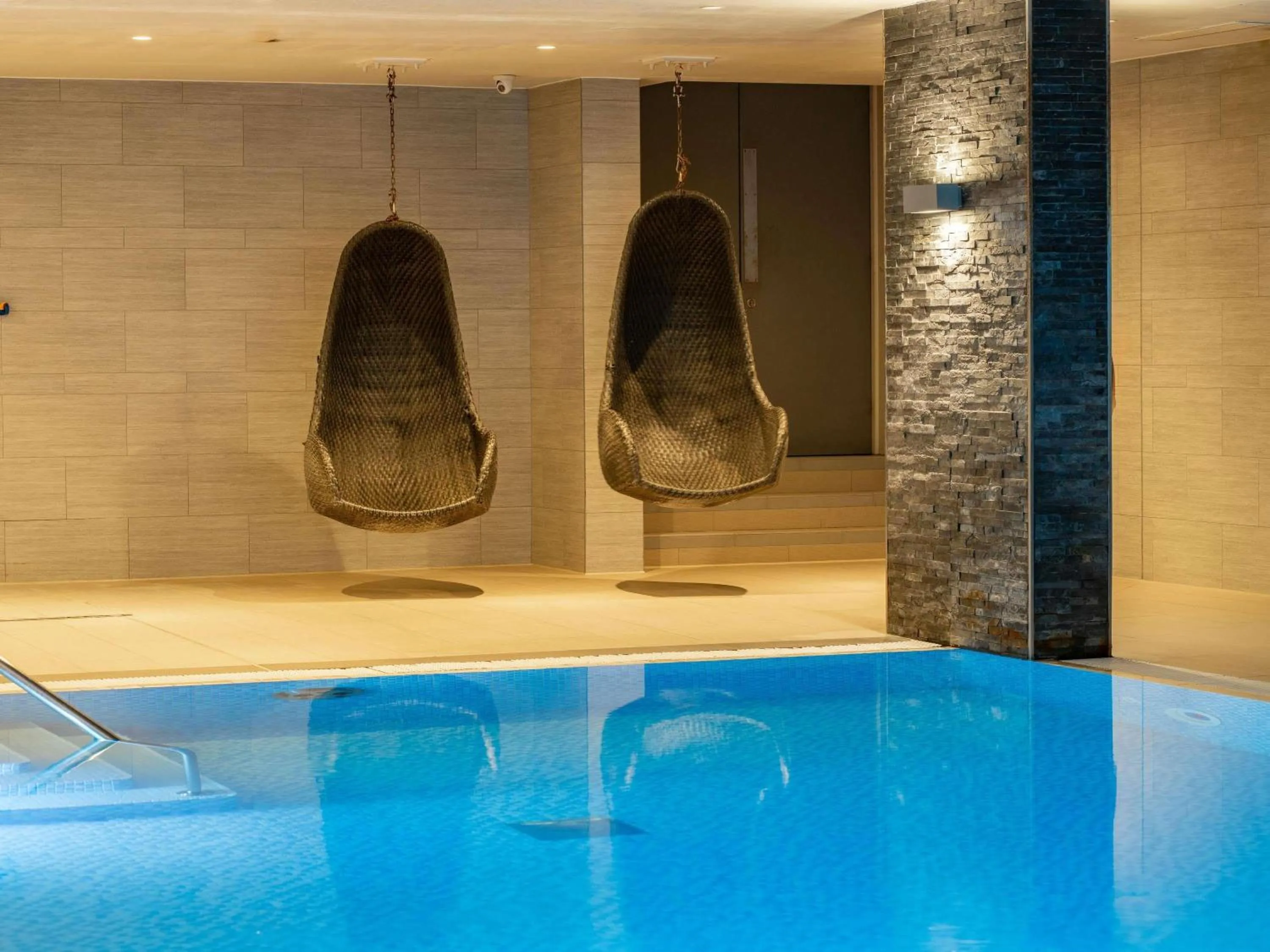 Pool view in Novotel London Brentford
