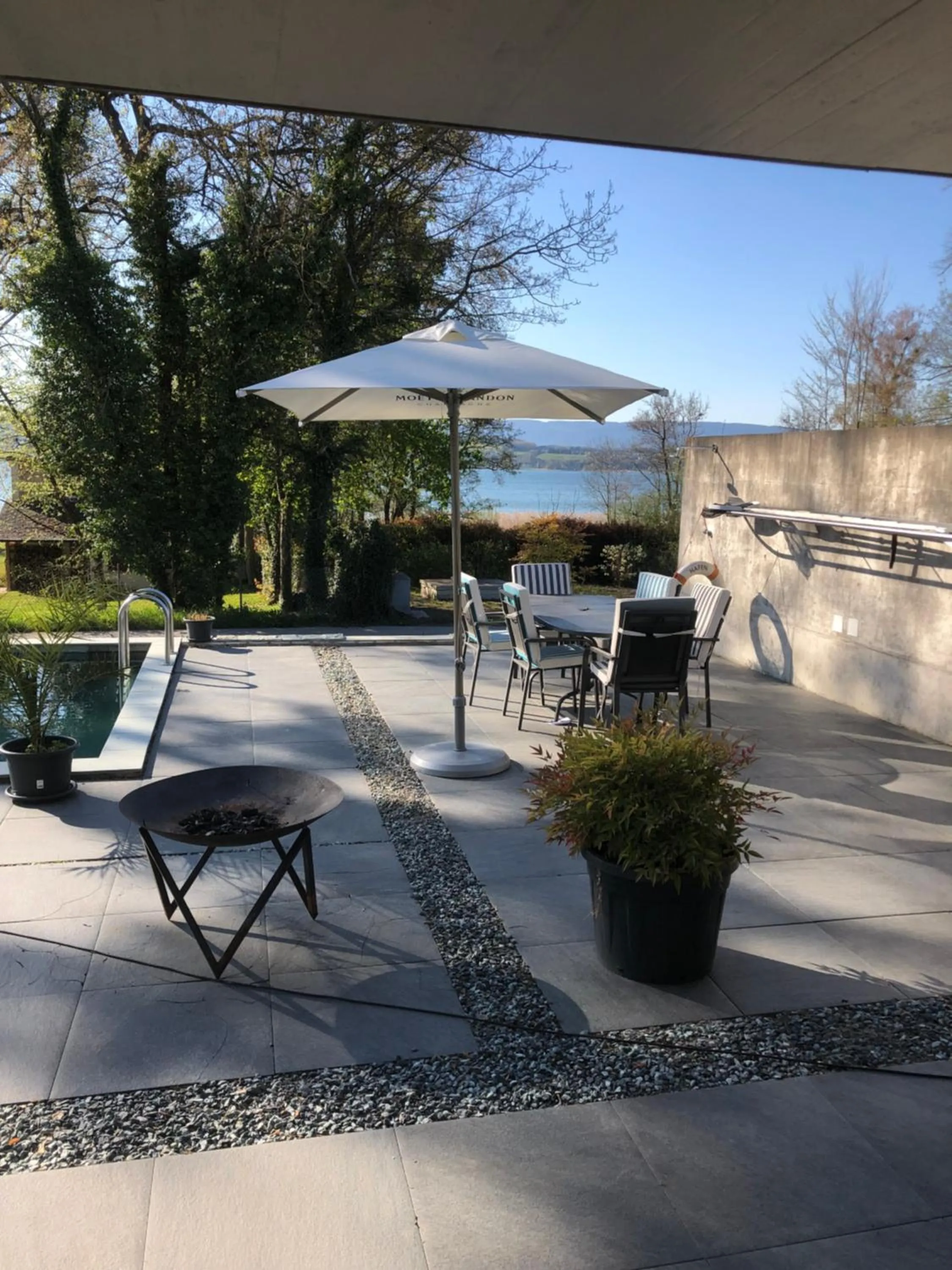 Patio in Morat Gaste Zimmer