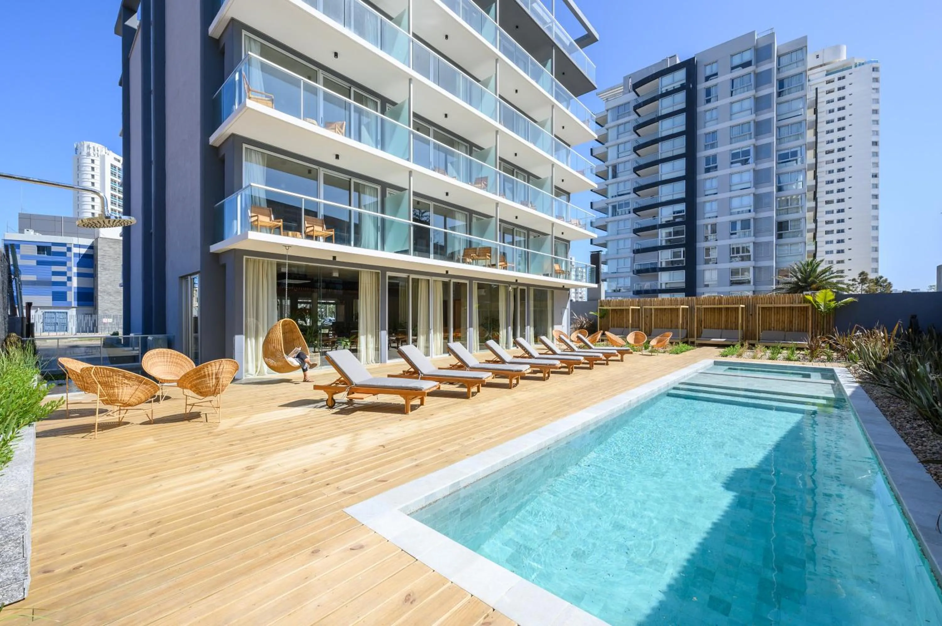 Swimming pool in Ambar Hotel