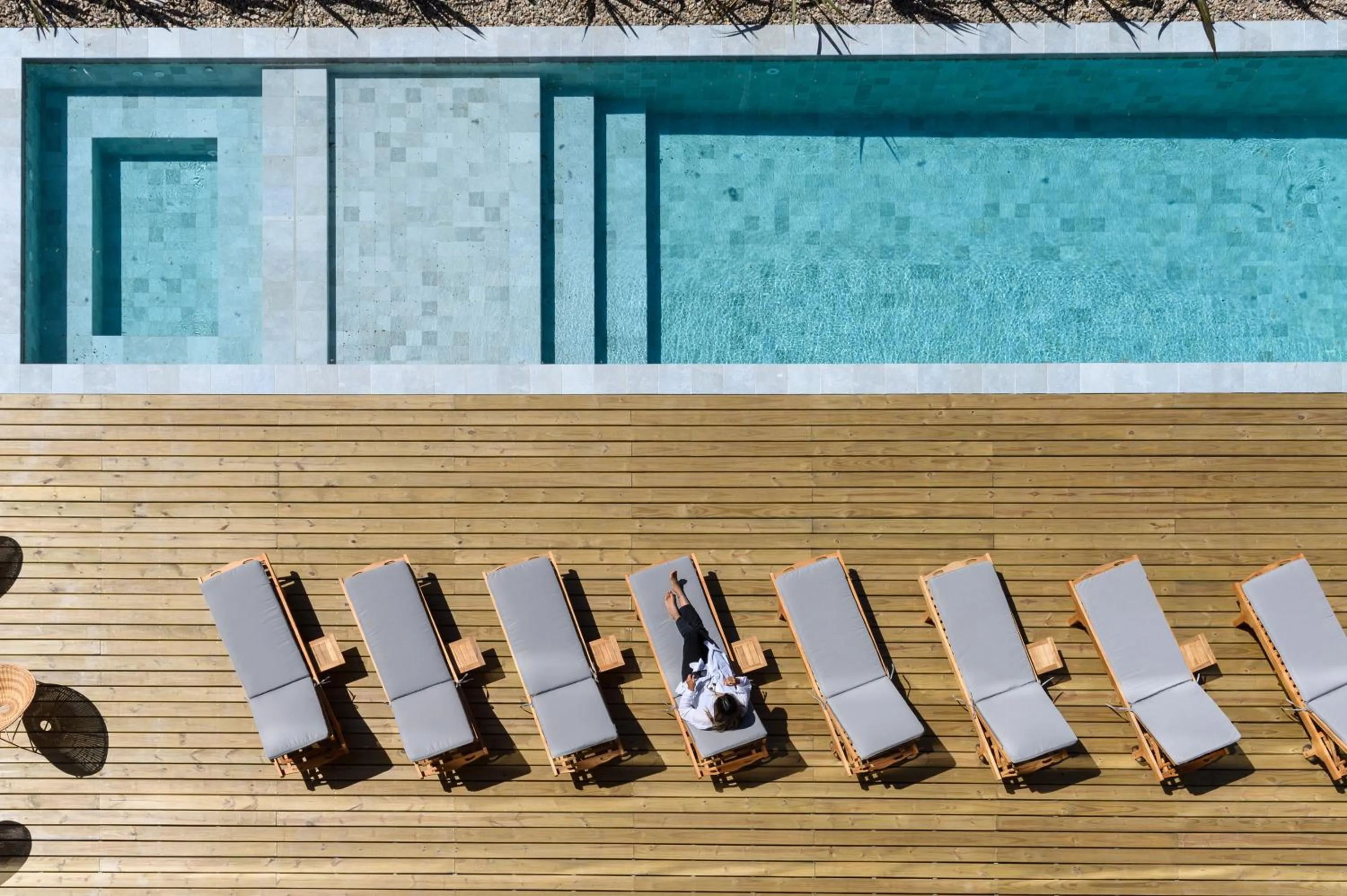 Swimming pool in Ambar Hotel