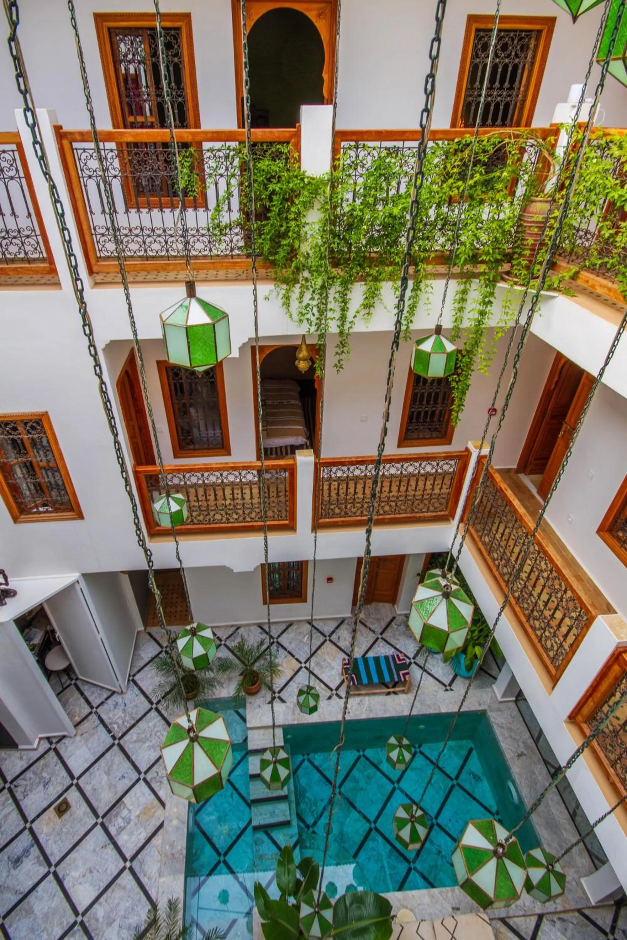 Patio in Riad SofYan & Spa