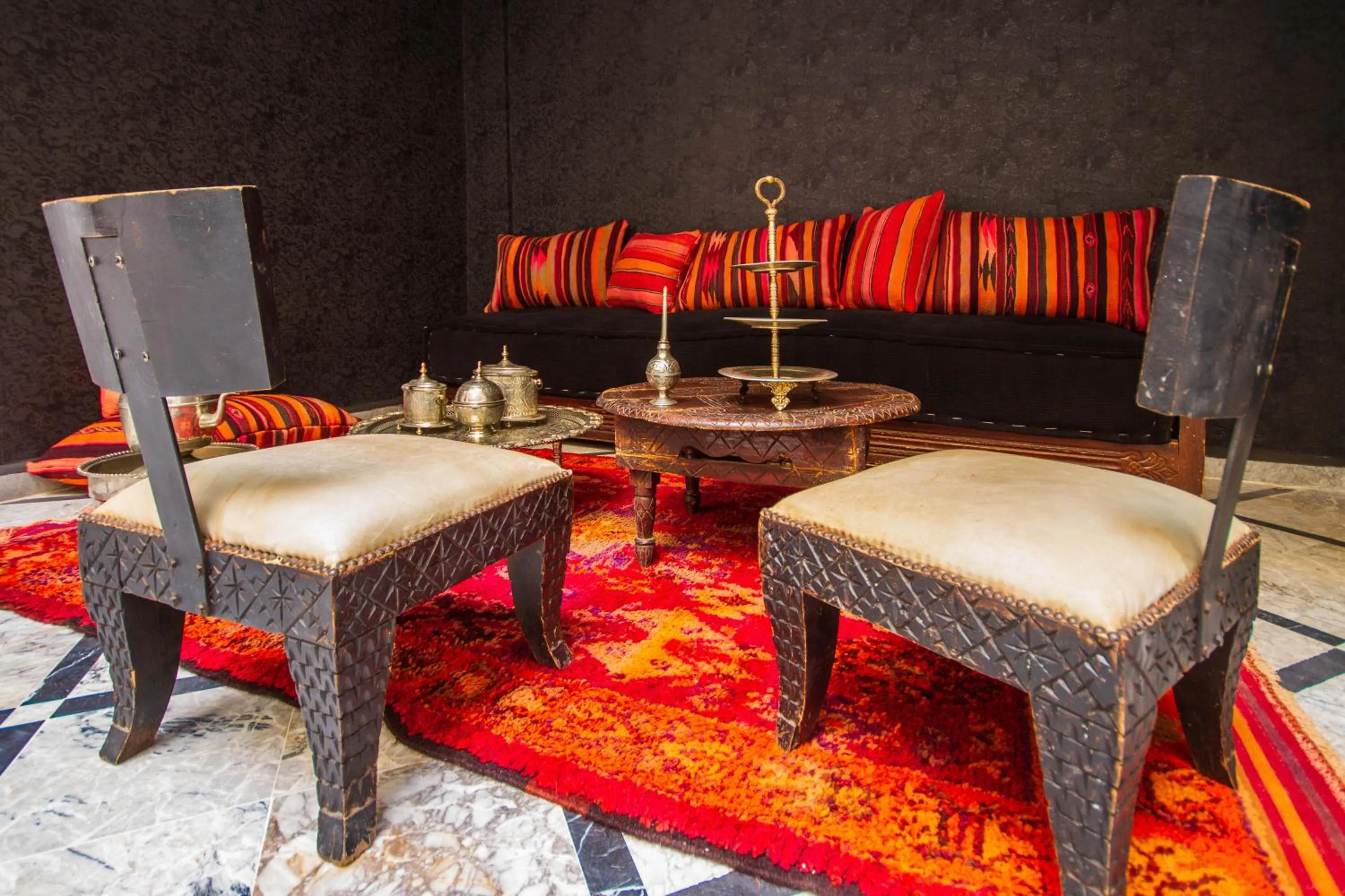 Living room in Riad SofYan & Spa