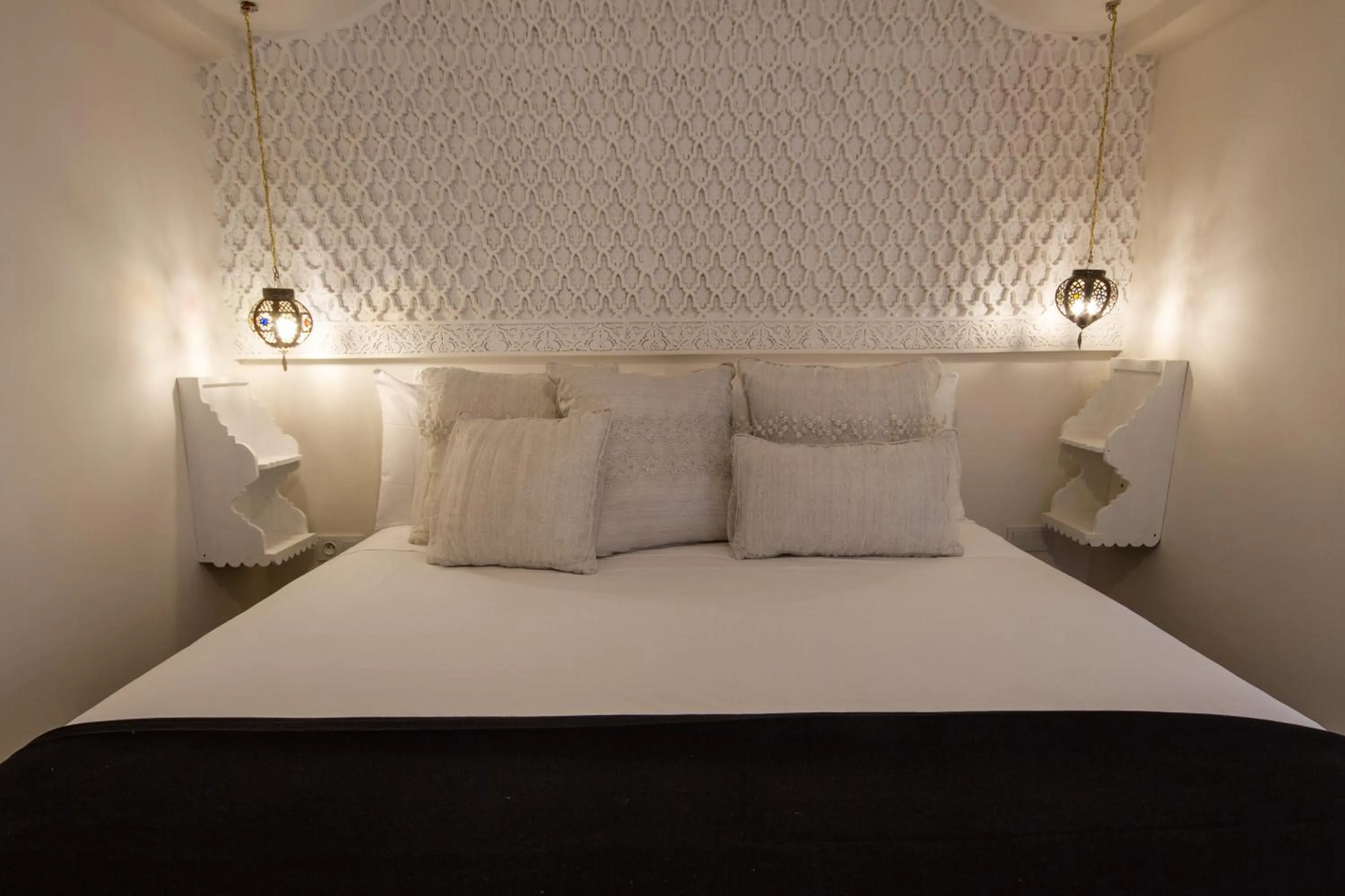 Bed in Riad SofYan & Spa