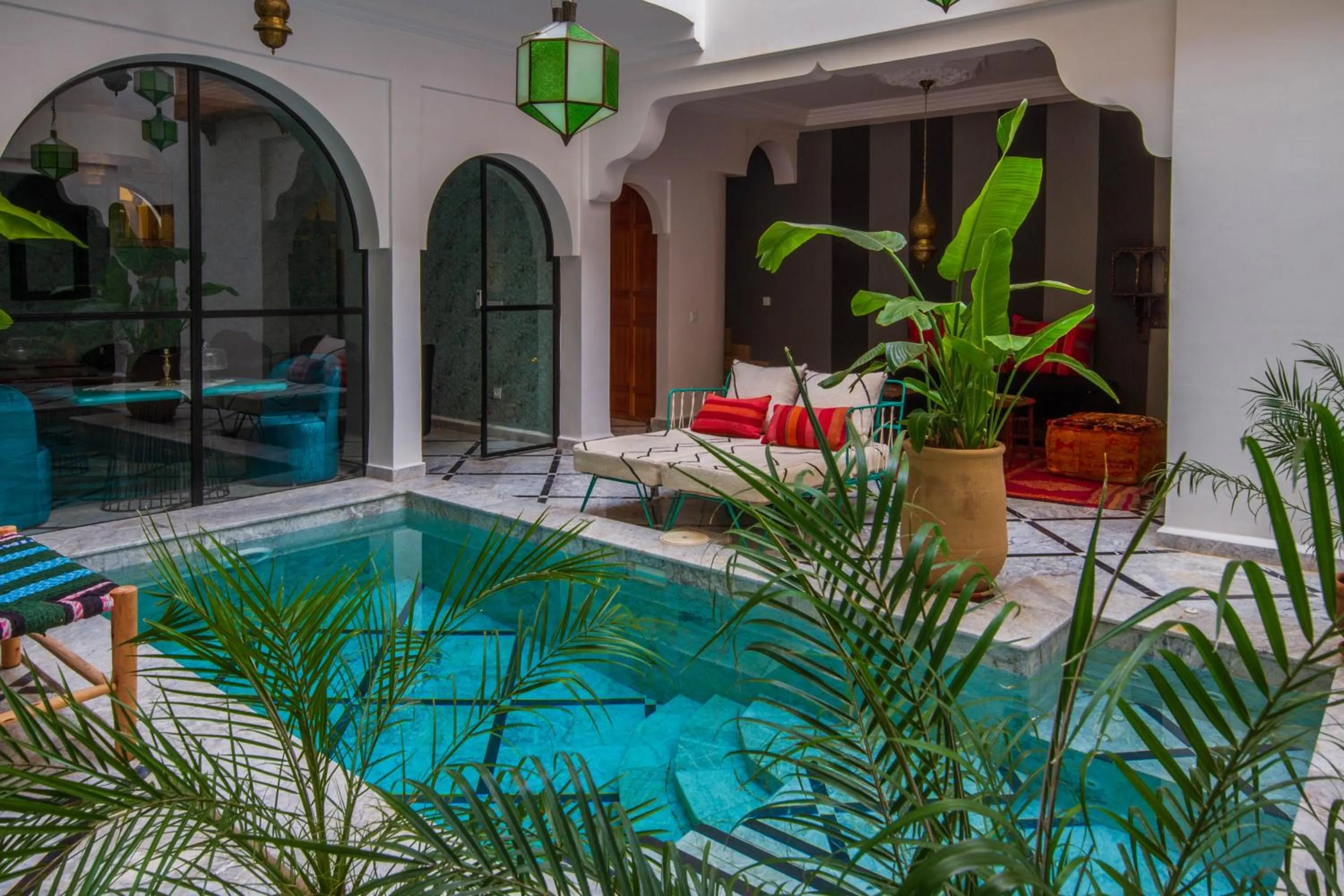 Pool view in Riad SofYan & Spa