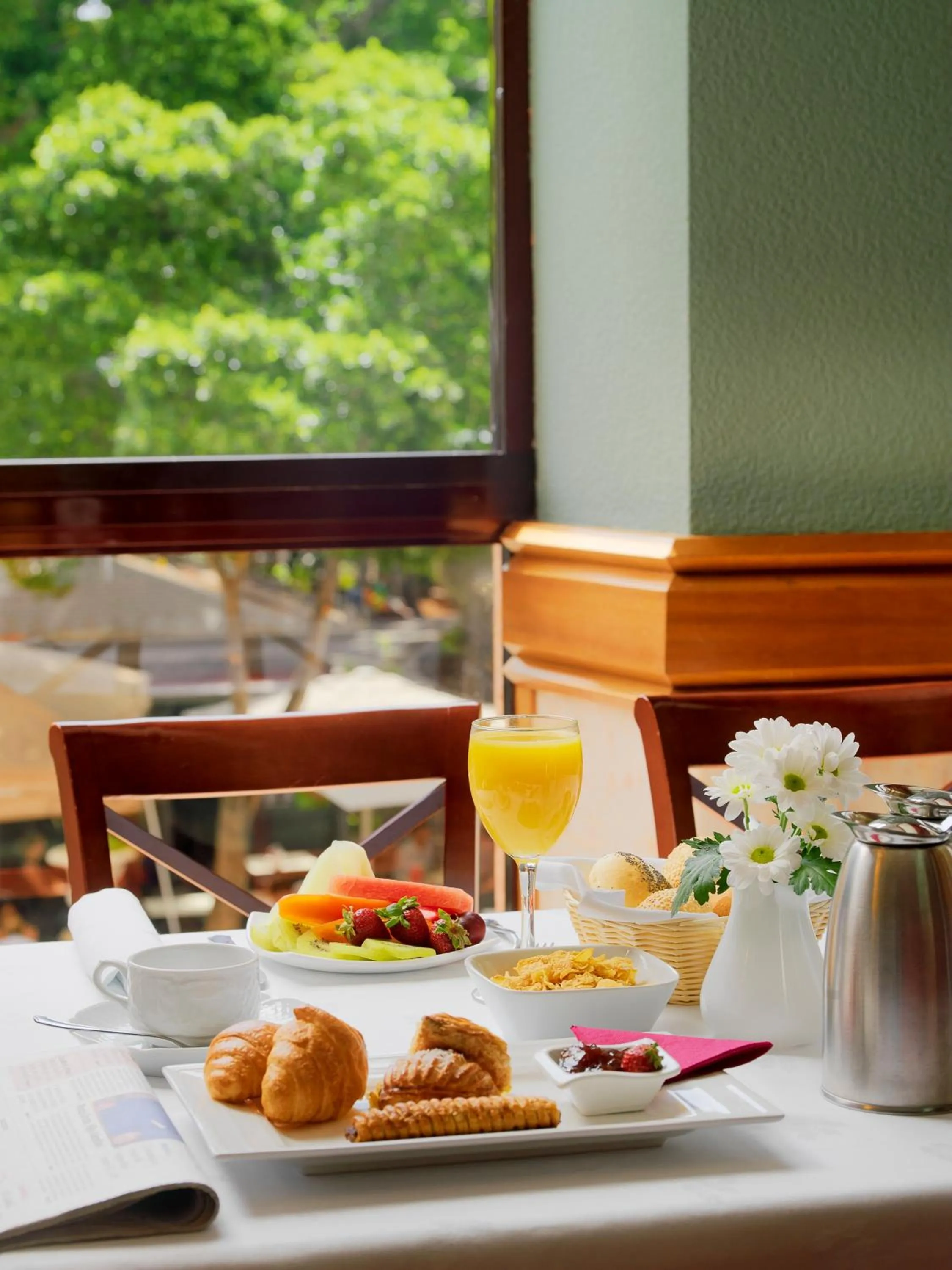 Food and drinks in Hotel Principe Paz