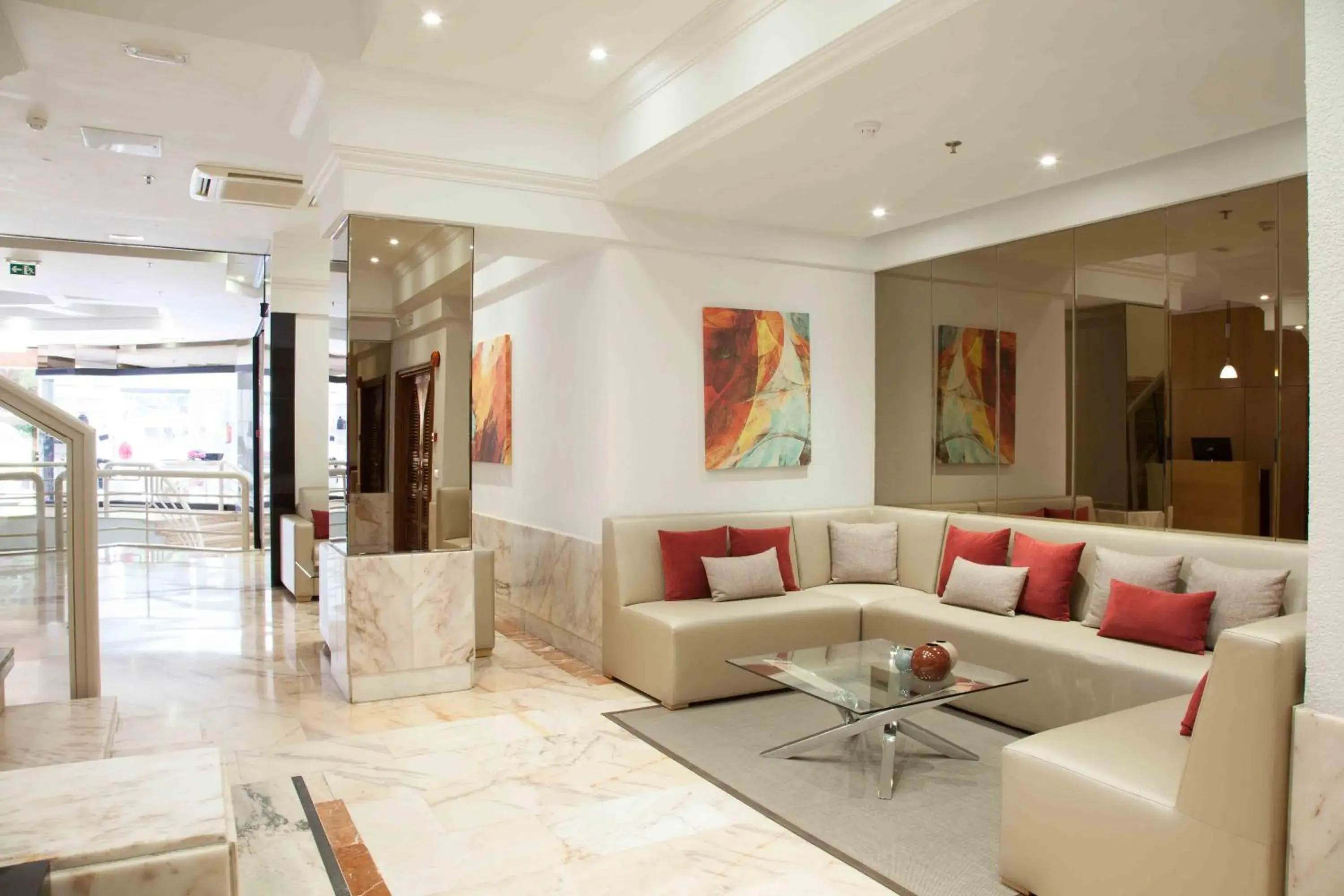 Lobby or reception in Hotel Principe Paz Lobby or reception in Hotel Principe Paz