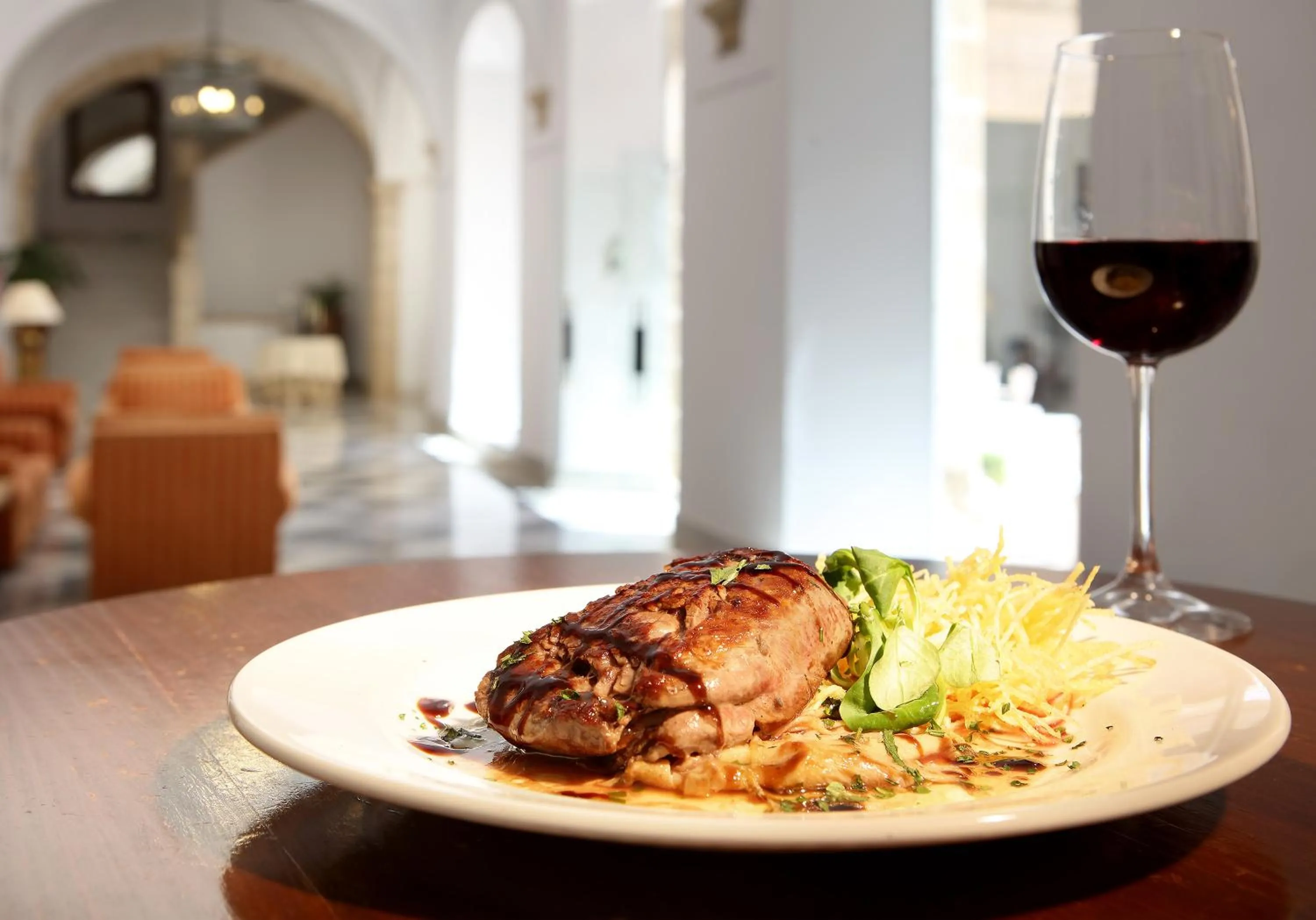 Food close-up in Crisol Monasterio de San Miguel