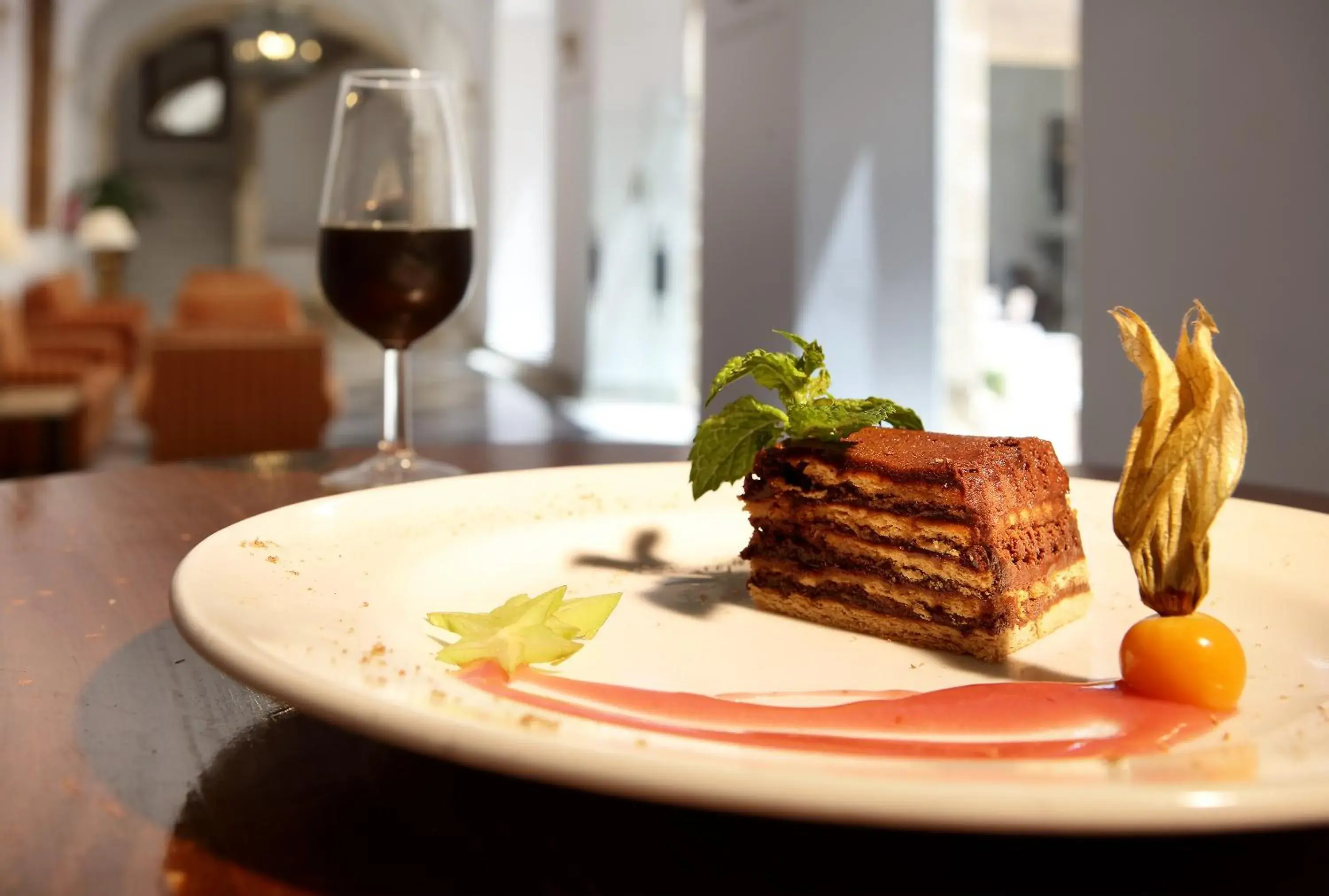 Food close-up in Crisol Monasterio de San Miguel Food close-up in Crisol Monasterio de San Miguel