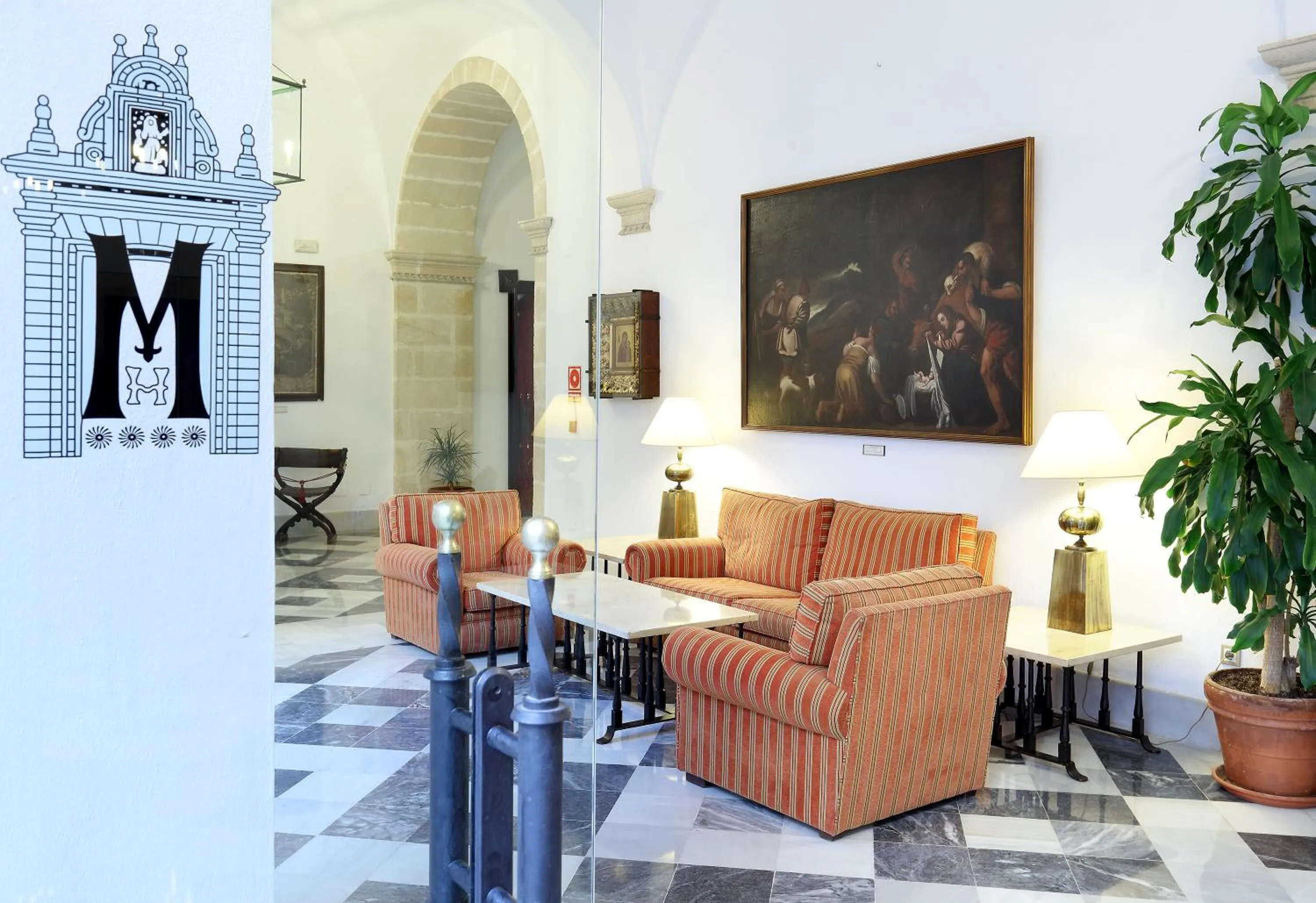 Seating area in Crisol Monasterio de San Miguel