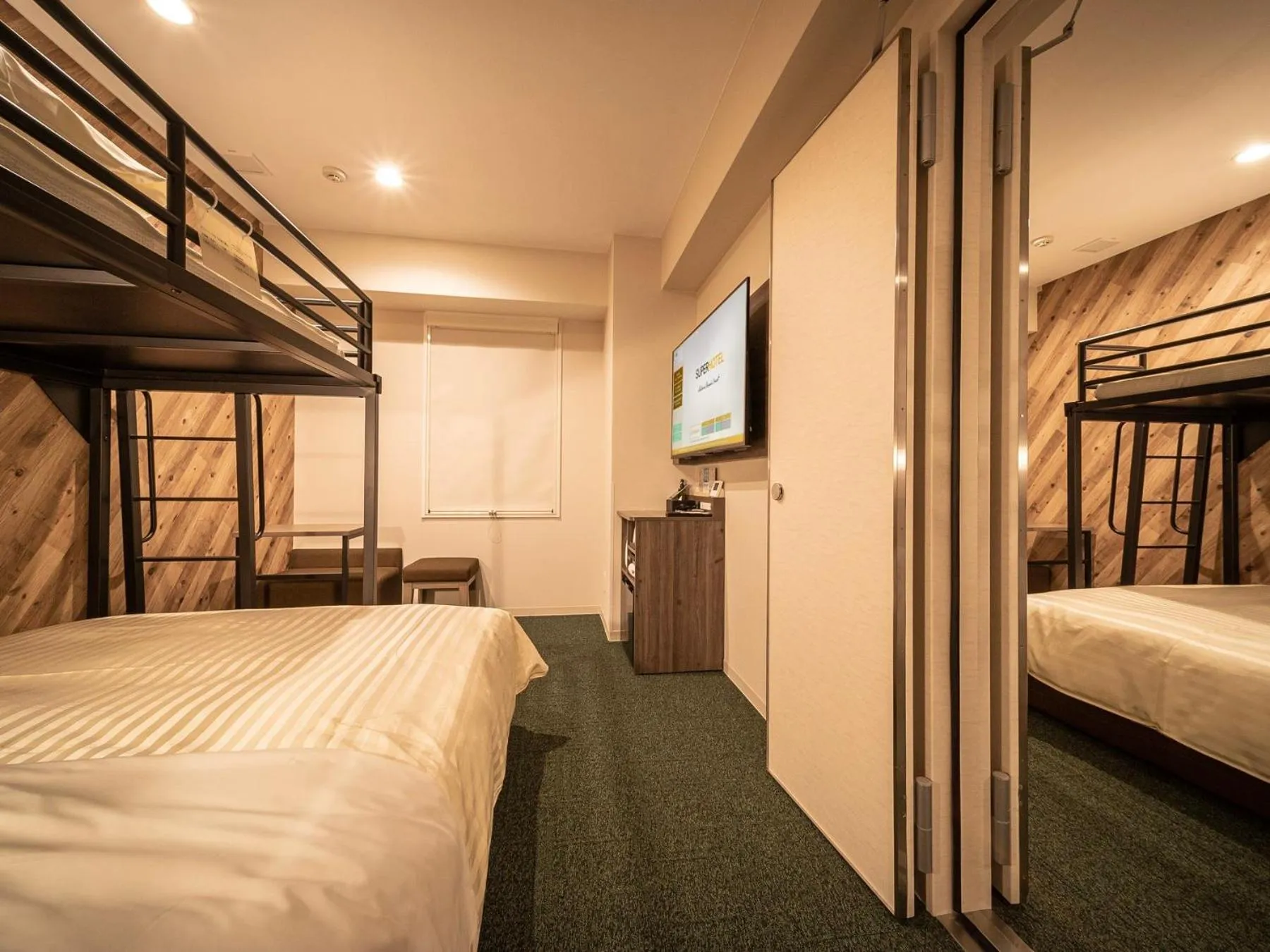 Photo of the whole room, Bed in Super Hotel Kumamoto Ekimae Natural Hot Springs