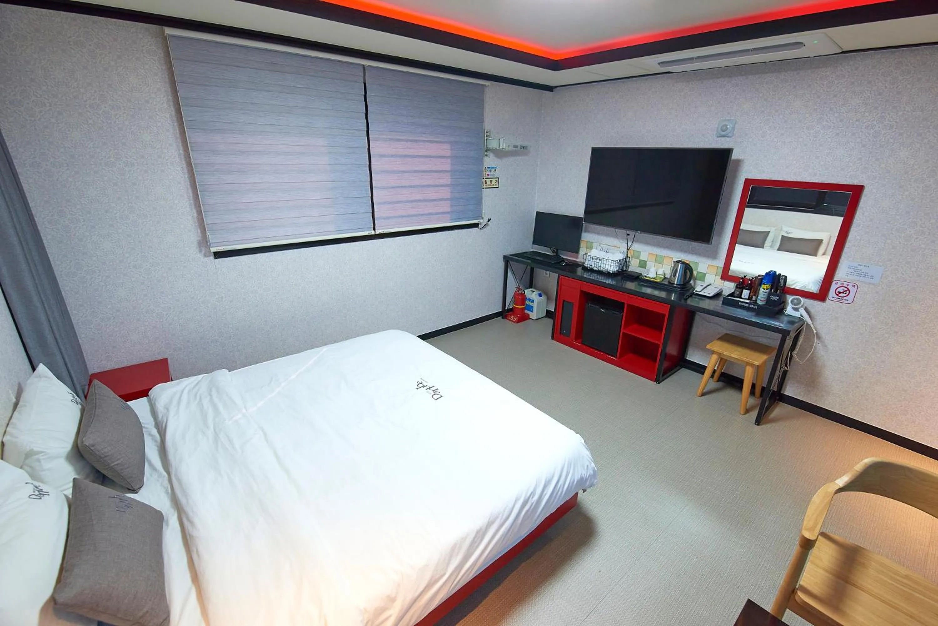 Bed in Hotel Danube Seomyeon