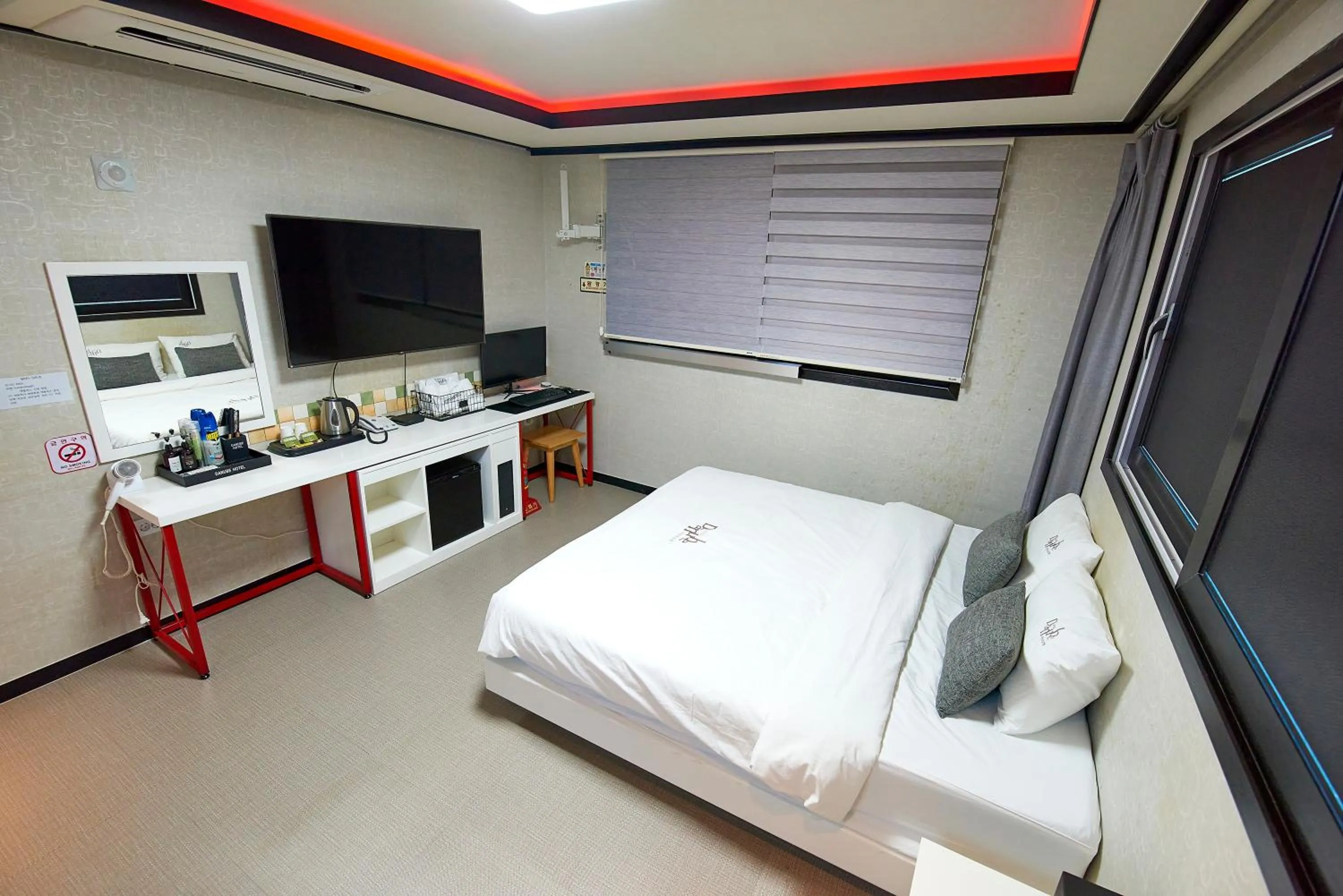 Bed in Hotel Danube Seomyeon