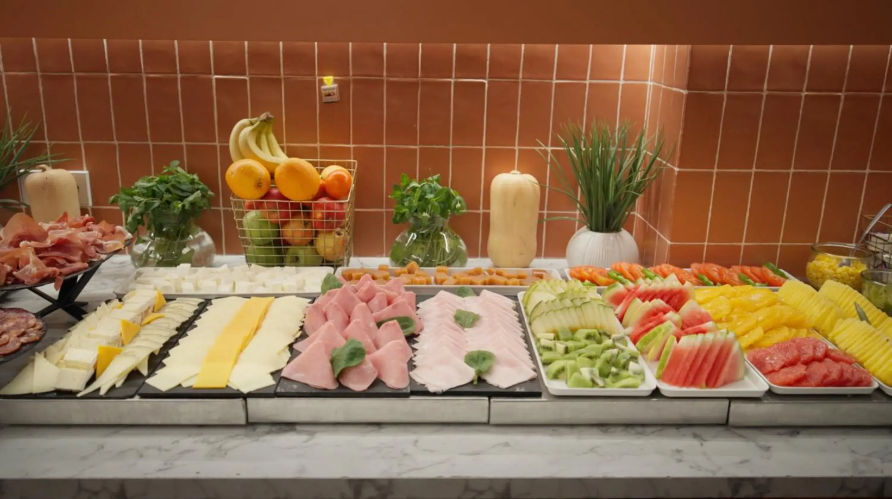 Buffet breakfast in Petit Palace Puerta del Sol Buffet breakfast in Petit Palace Puerta del Sol