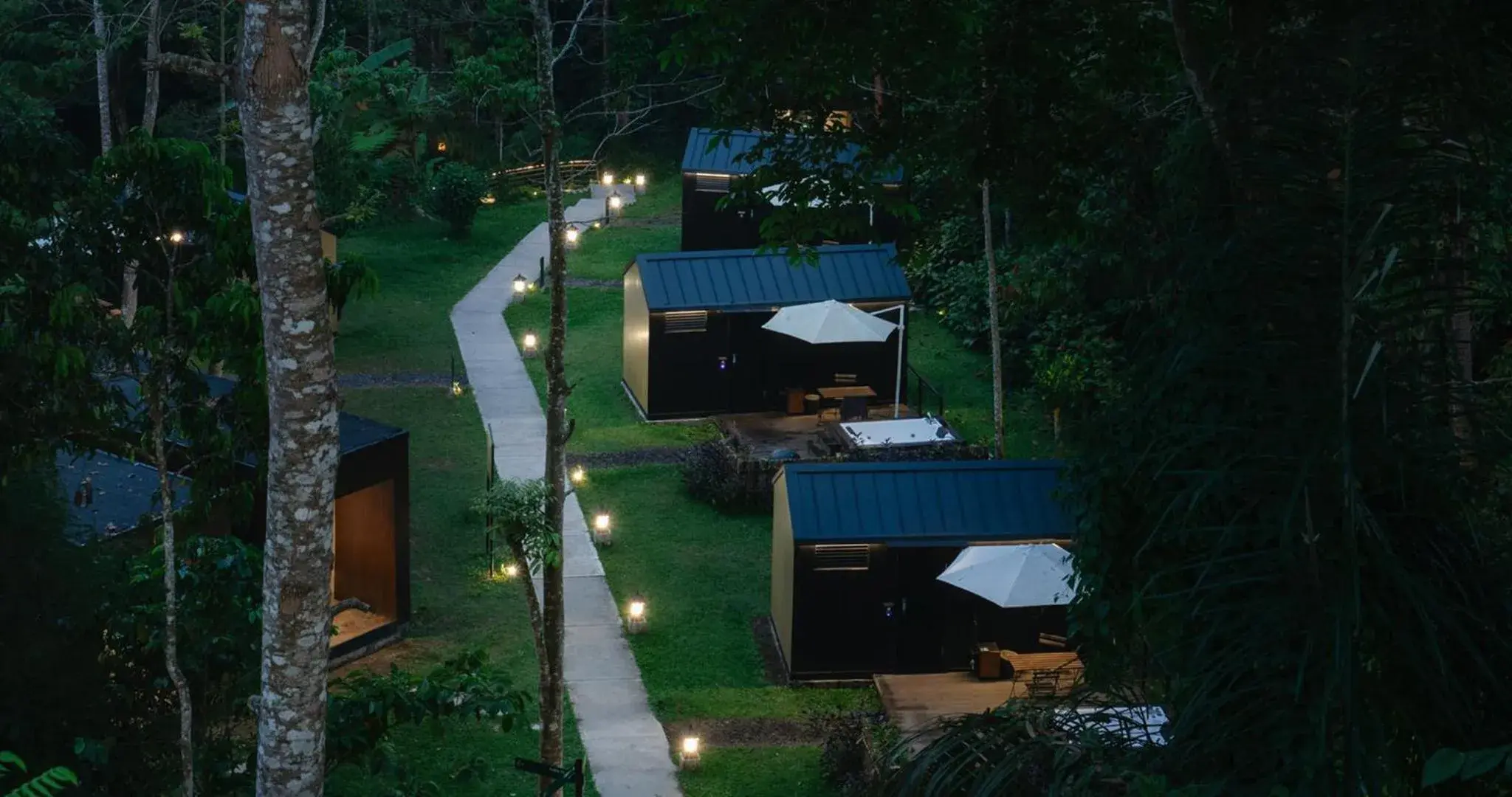 Property building in Bobocabin Ubud, Bali Property building in Bobocabin Ubud, Bali