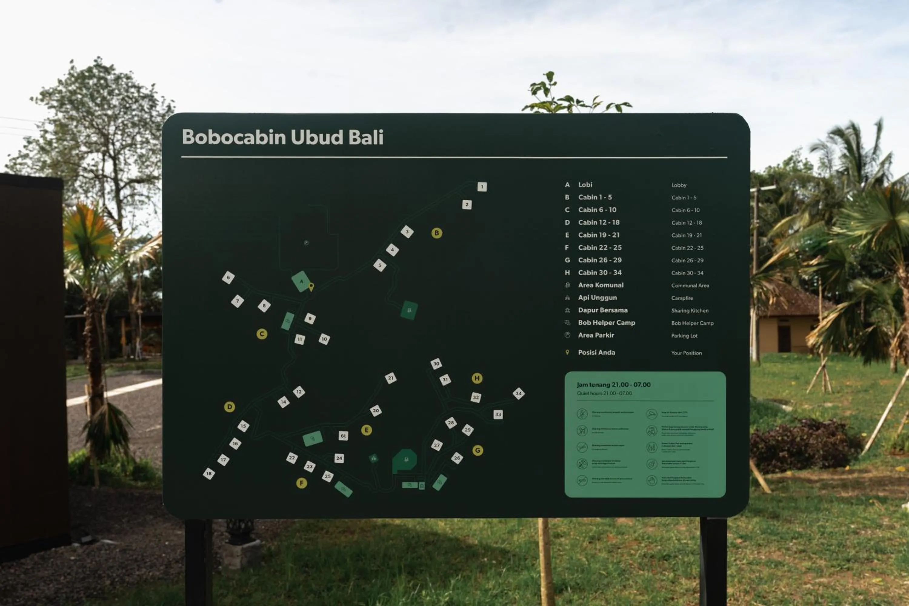 Property logo or sign in Bobocabin Ubud, Bali