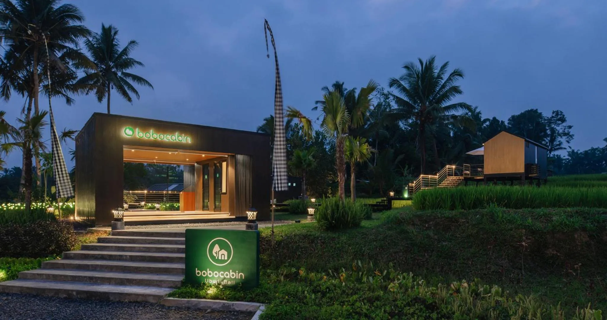 Property building in Bobocabin Ubud, Bali