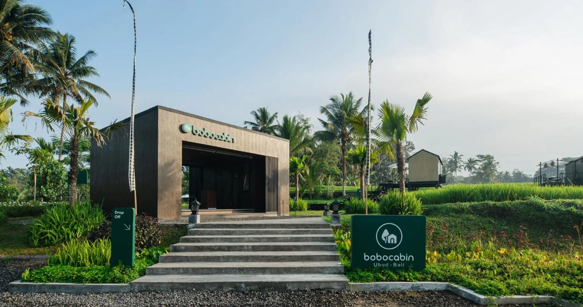 Property building in Bobocabin Ubud, Bali