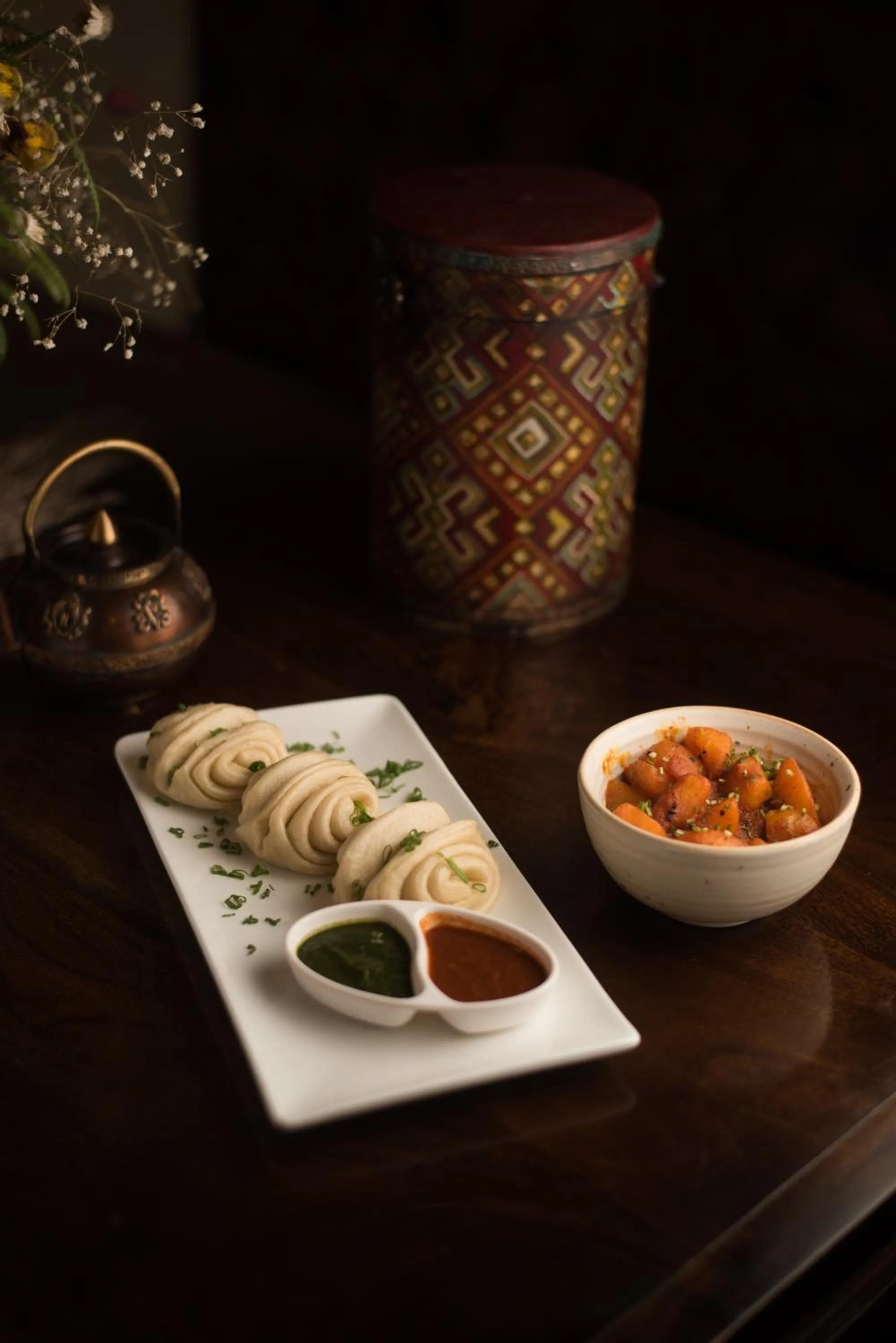 Dinner in Tree of Life Indra Mandala Hotel, Gangtok