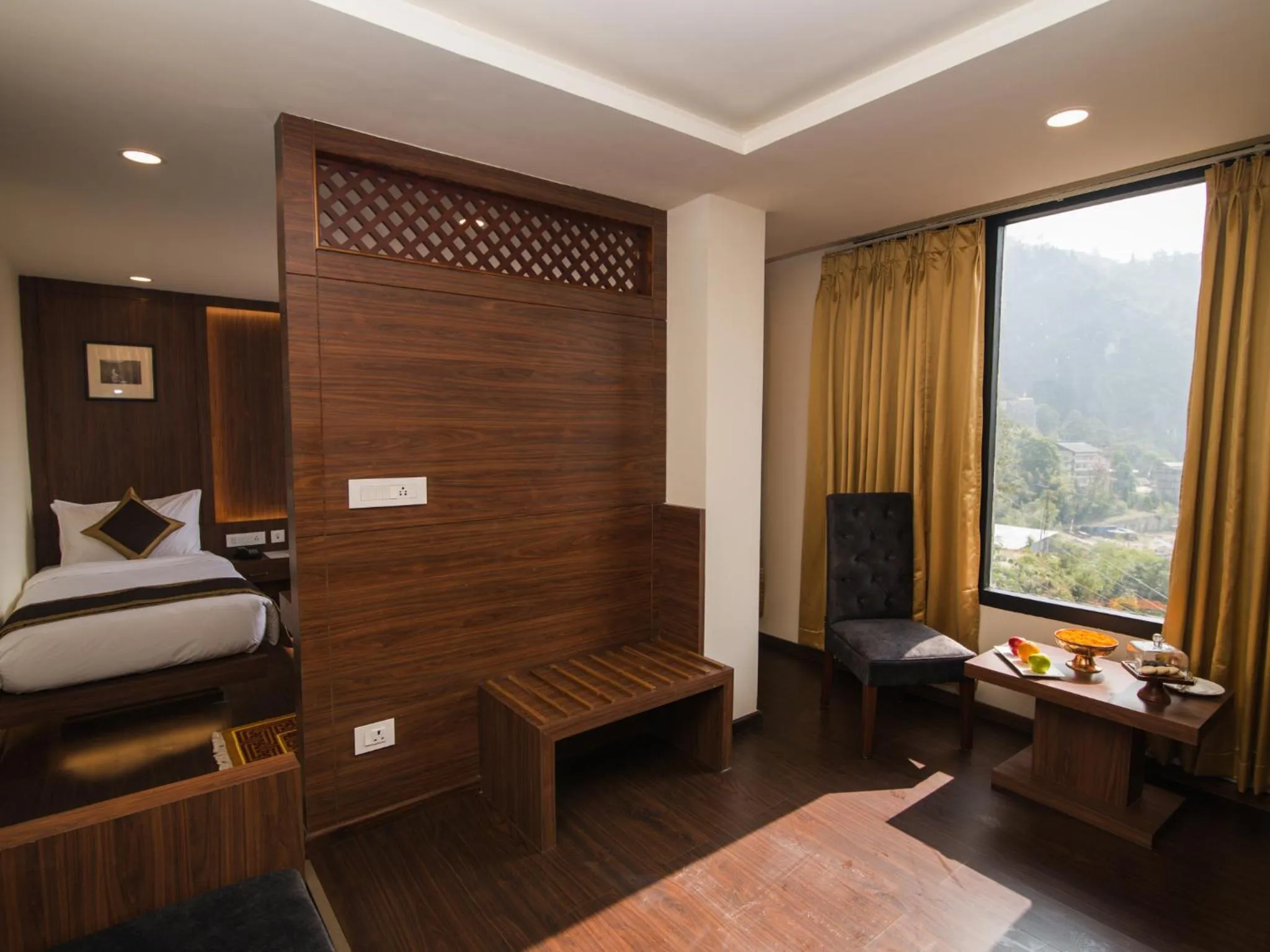 Photo of the whole room, Bed in Tree of Life Indra Mandala Hotel, Gangtok