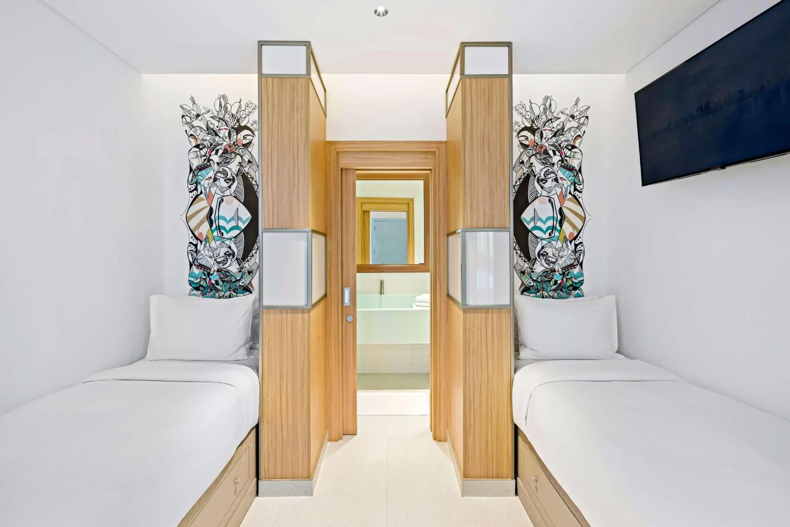 Bed in Fuwairit Kite Beach, Tapestry Collection By Hilton Bed in Fuwairit Kite Beach, Tapestry Collection By Hilton