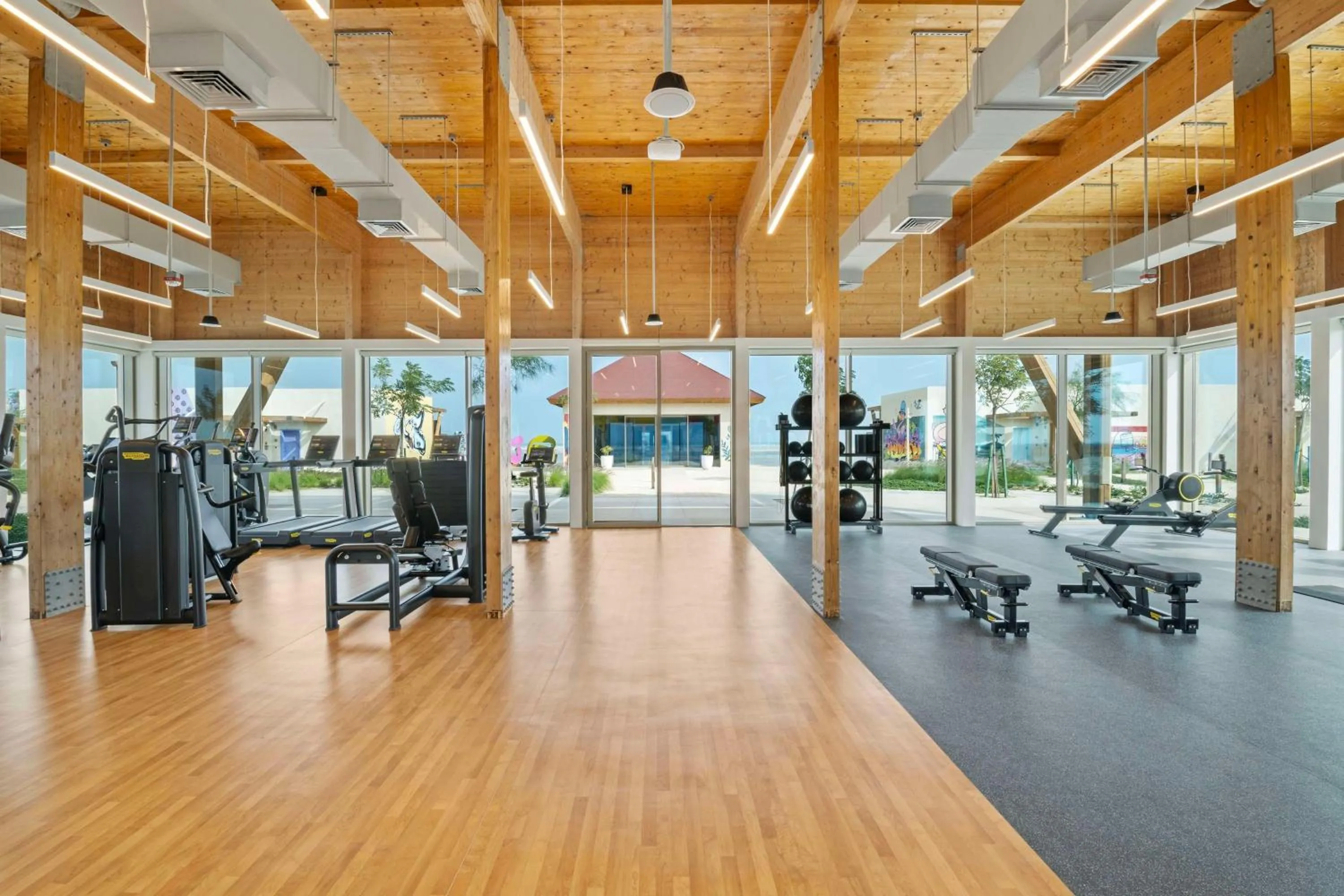 Fitness centre/facilities in Fuwairit Kite Beach, Tapestry Collection By Hilton