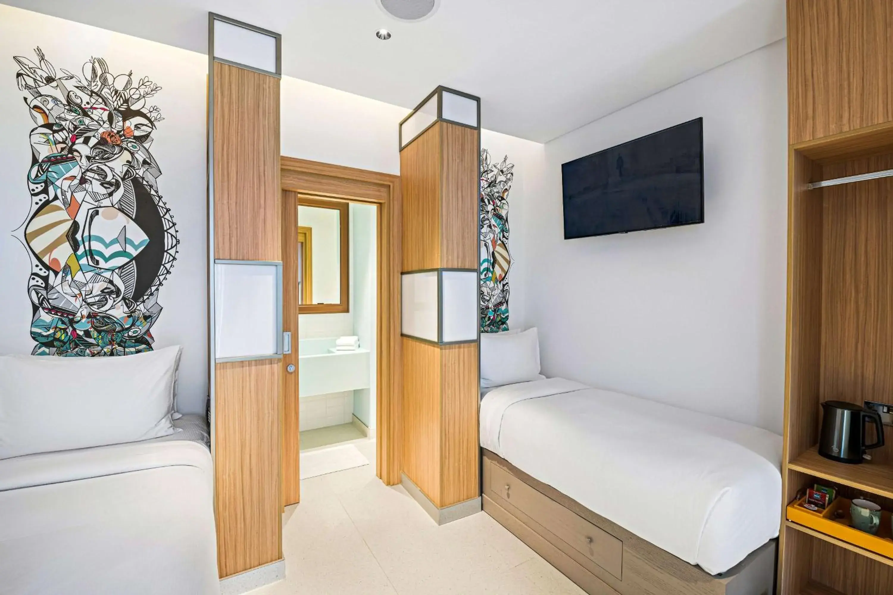 Bed in Fuwairit Kite Beach, Tapestry Collection By Hilton Bed in Fuwairit Kite Beach, Tapestry Collection By Hilton