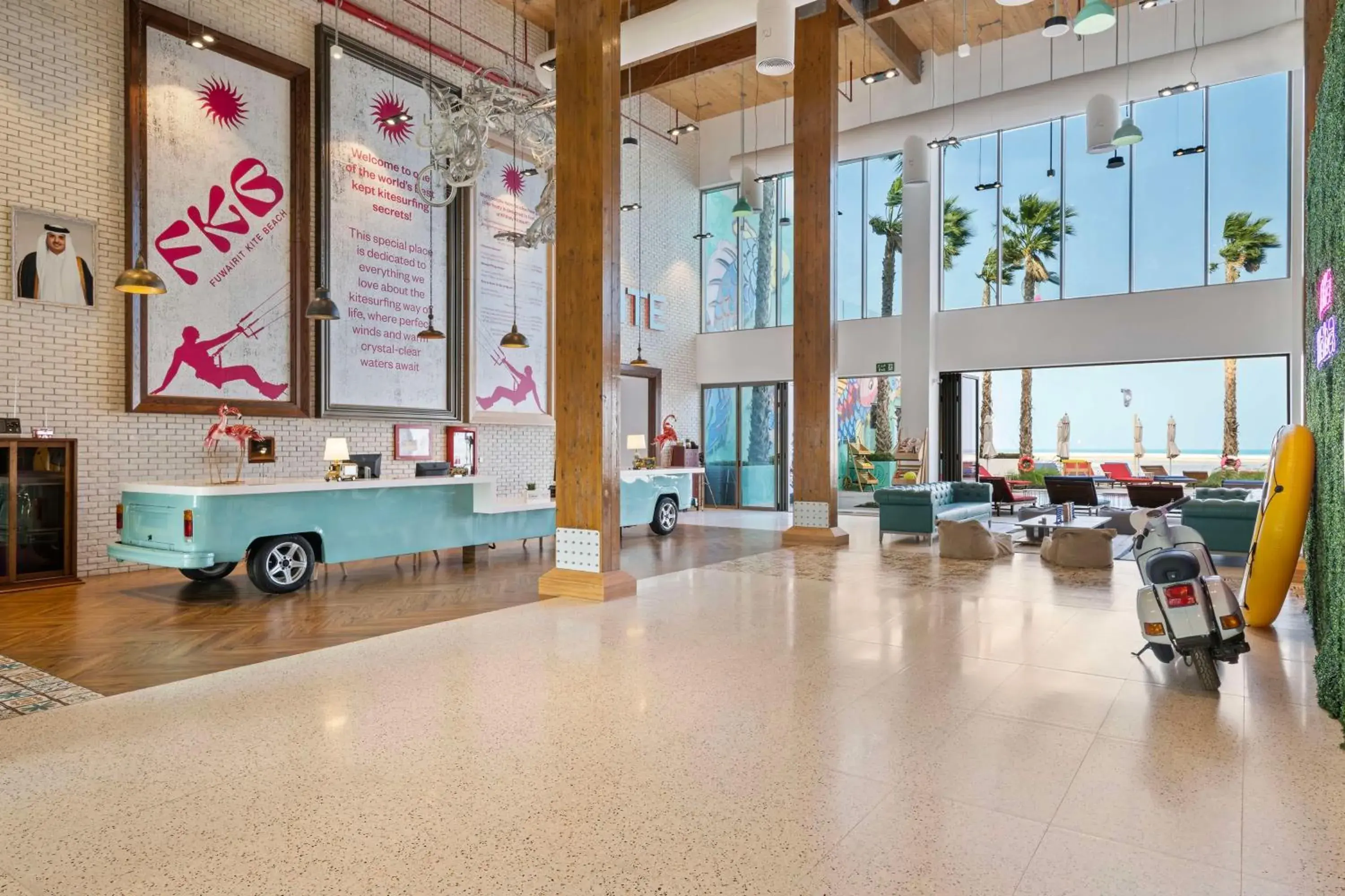 Lobby or reception in Fuwairit Kite Beach, Tapestry Collection By Hilton Lobby or reception in Fuwairit Kite Beach, Tapestry Collection By Hilton