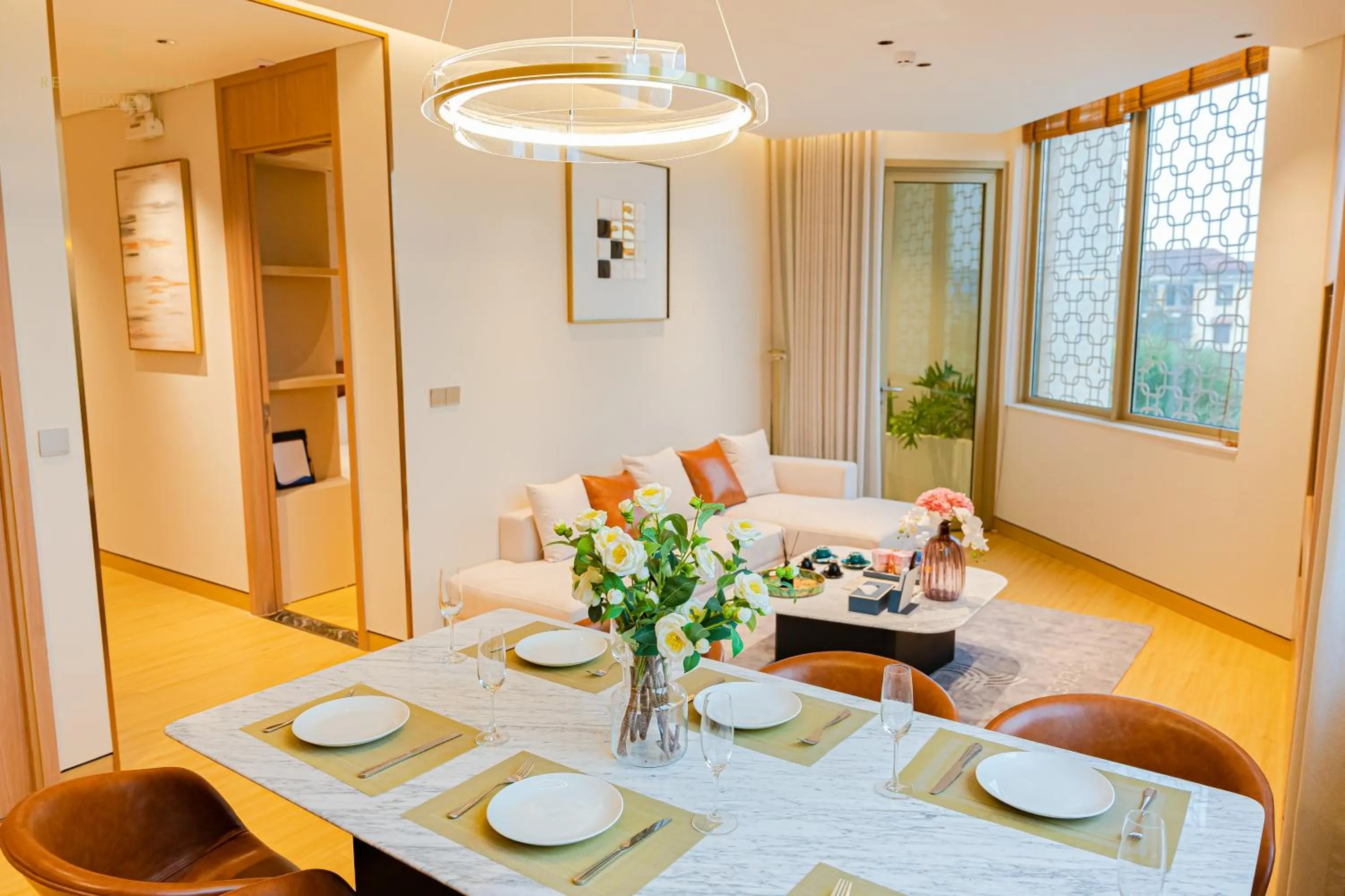 Seating area in Regal Collection House