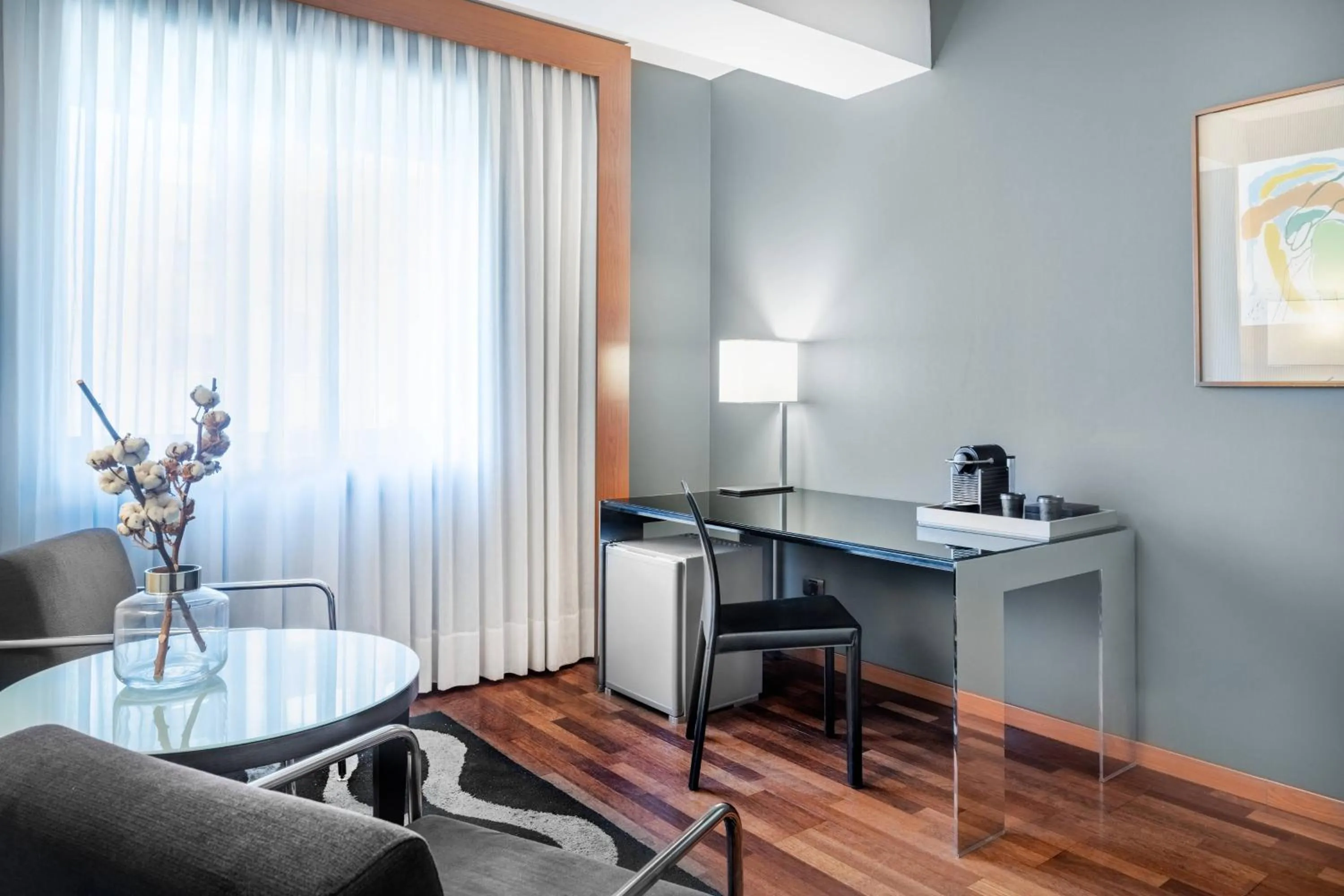 Living room in AC Hotel Ponferrada by Marriott