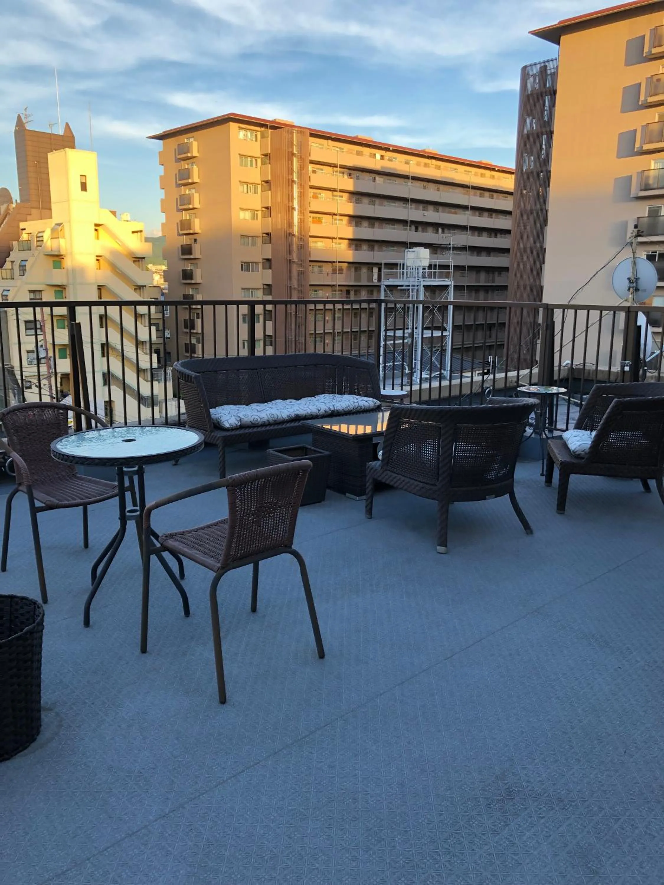 Balcony/Terrace in Residence Ferie Nara station