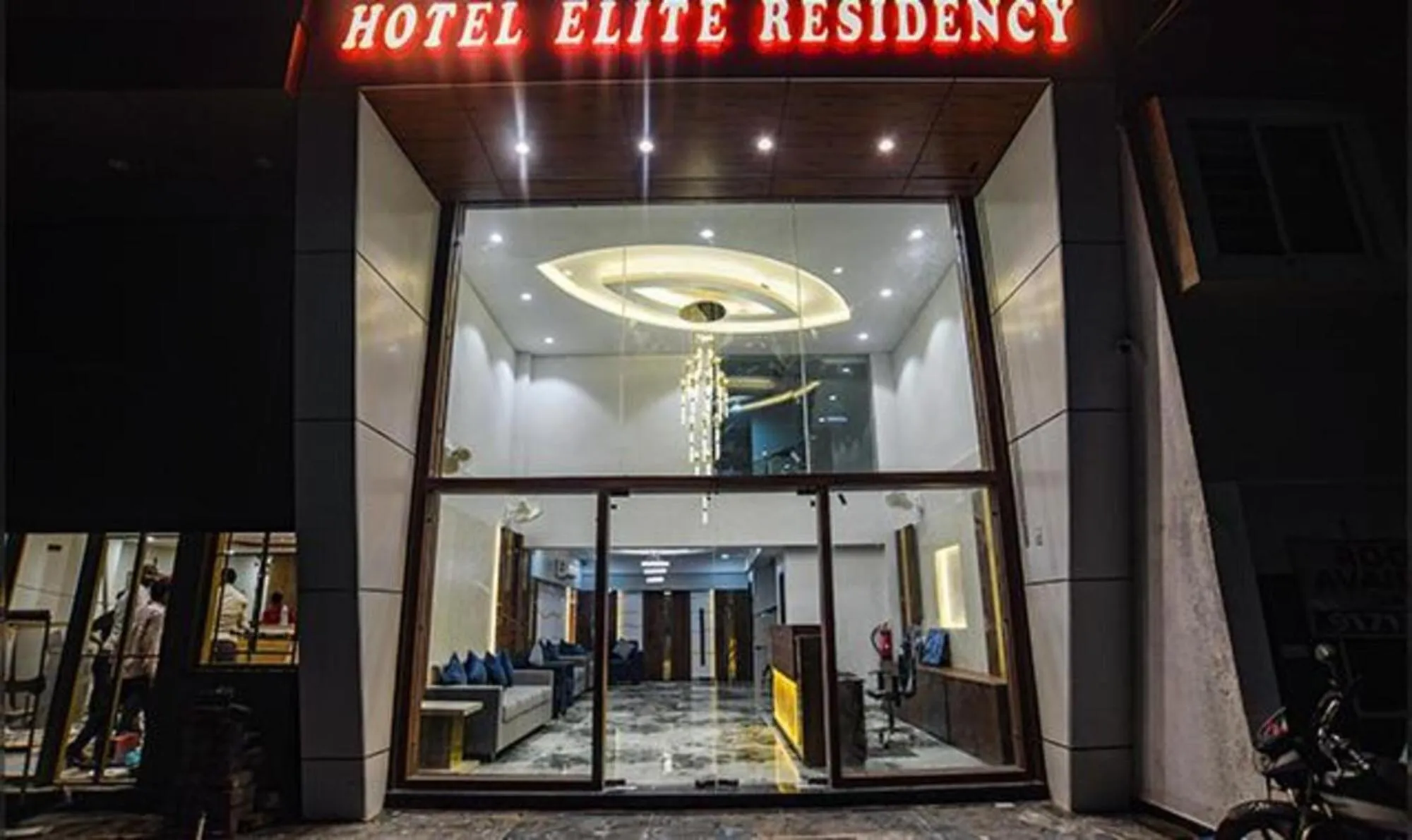 Facade/entrance in FabHotel Elite Residency