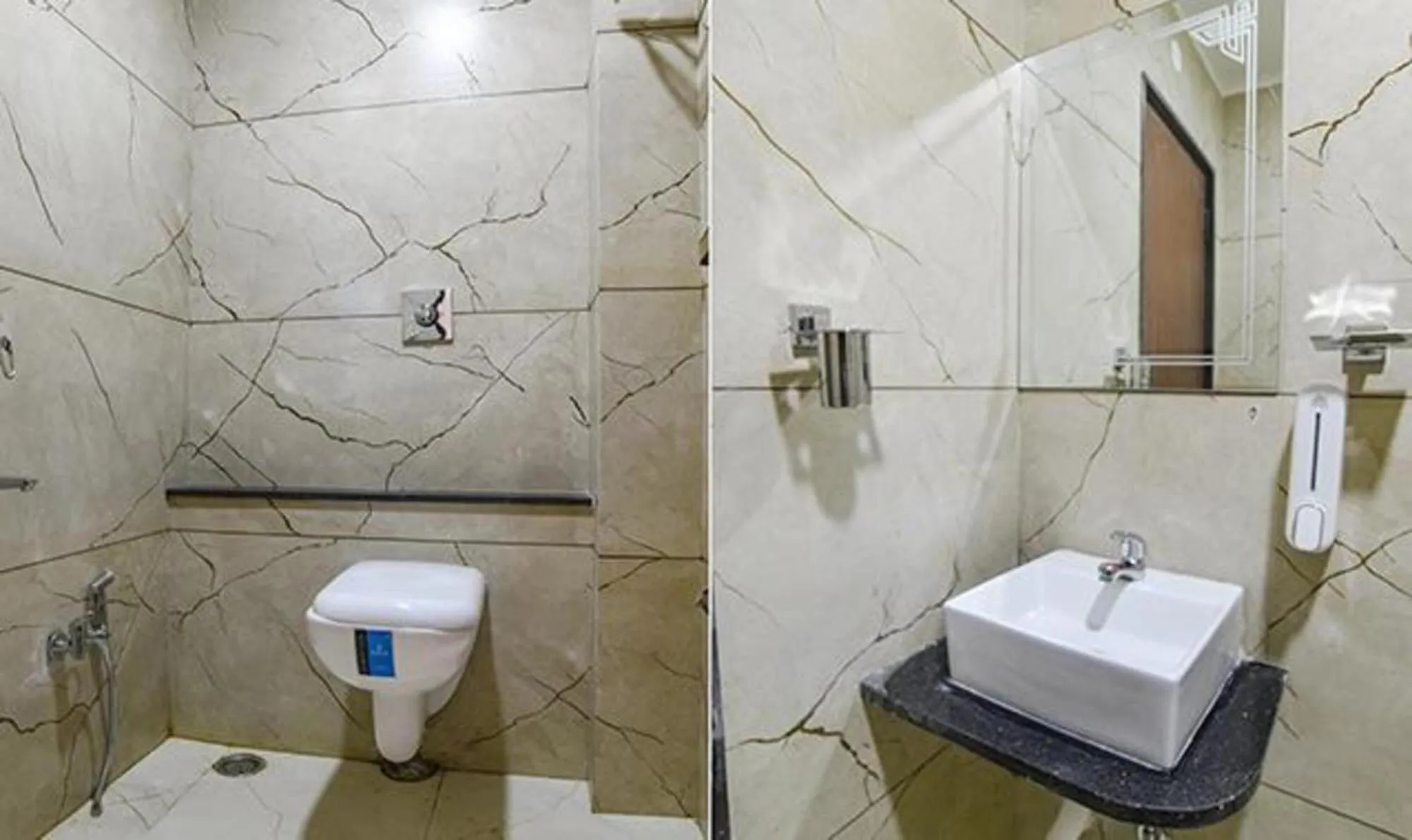 Bathroom in FabHotel Elite Residency