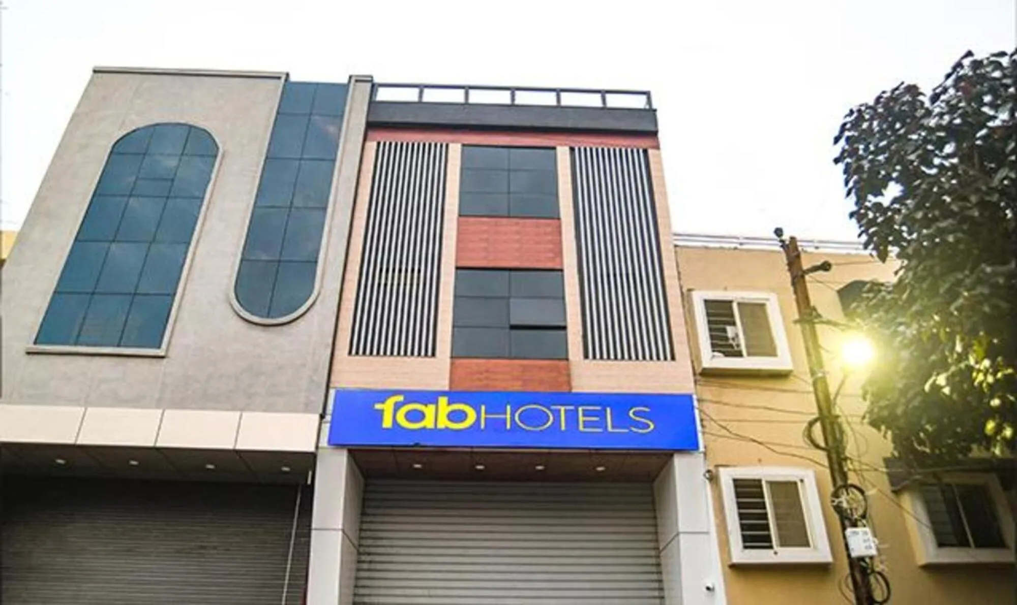 Facade/entrance in FabHotel Elite Residency