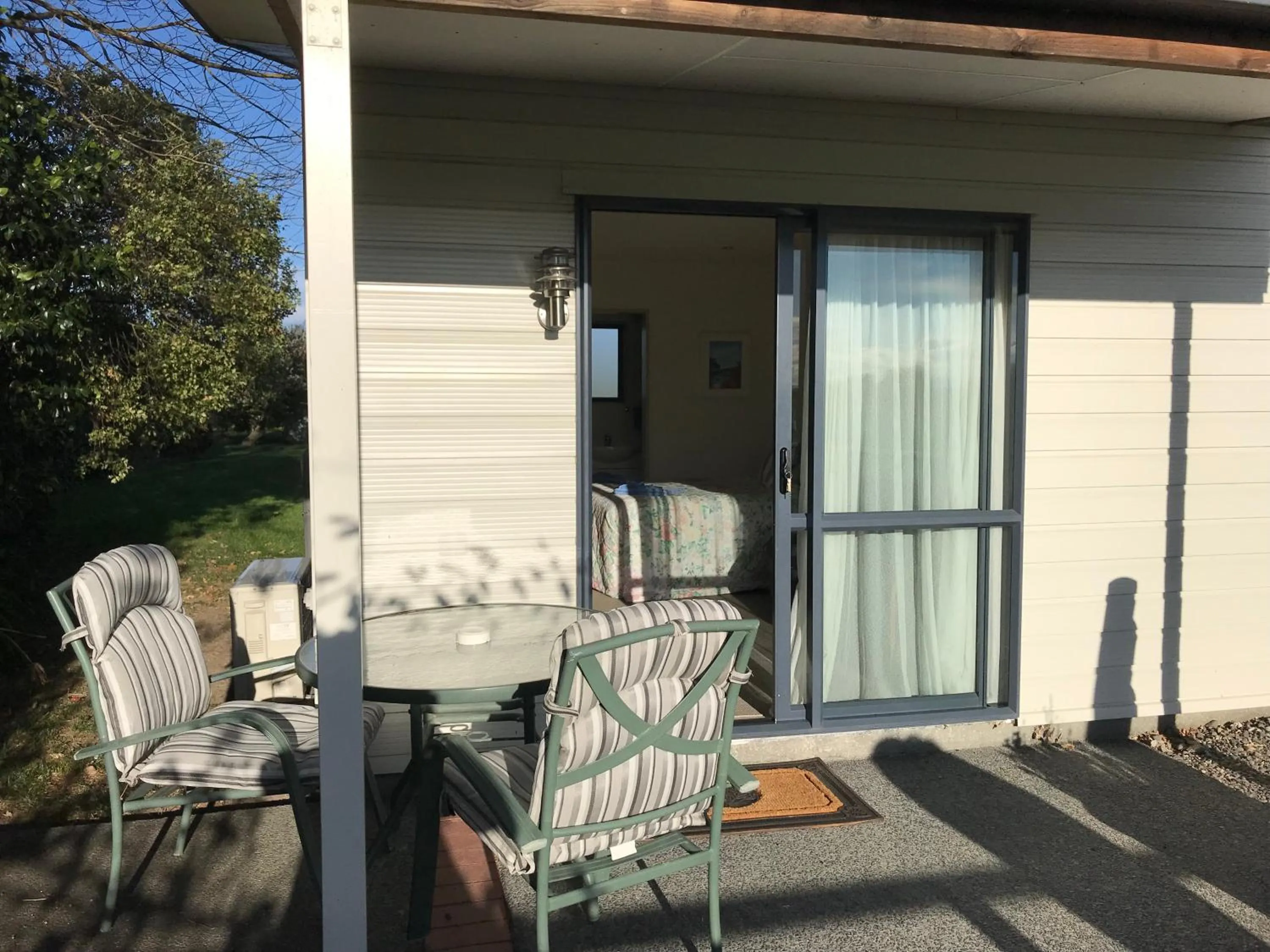 Patio in Bluebell Lodge and Cottage