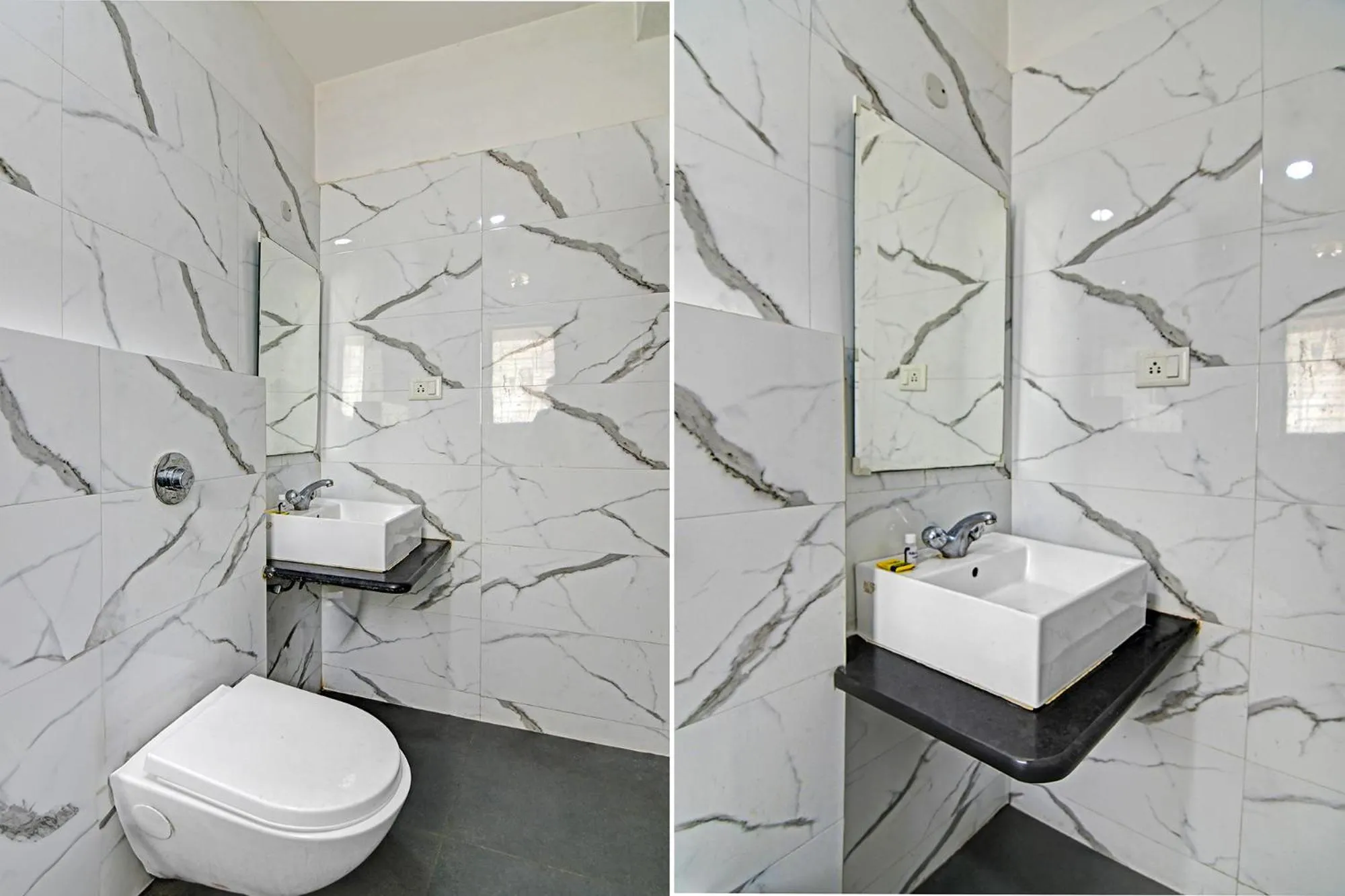 Bathroom in FabHotel Dak Plaza - Nr Axis Mall