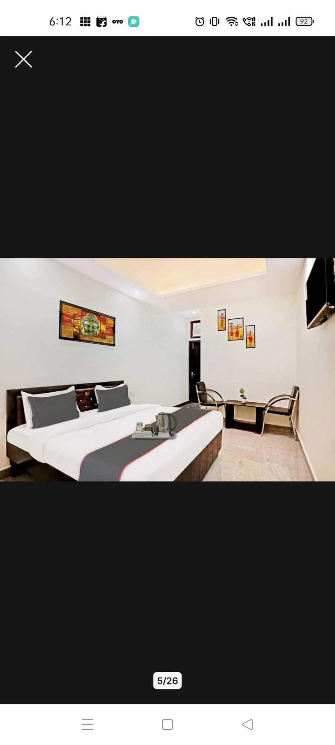 Bedroom in Hotel O K R Resdiancy Near Botanic Garden Of Indian Republic