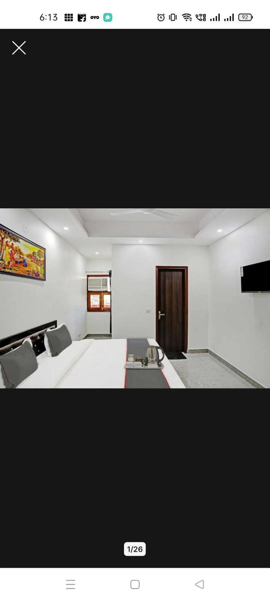 Bedroom in Hotel O K R Resdiancy Near Botanic Garden Of Indian Republic