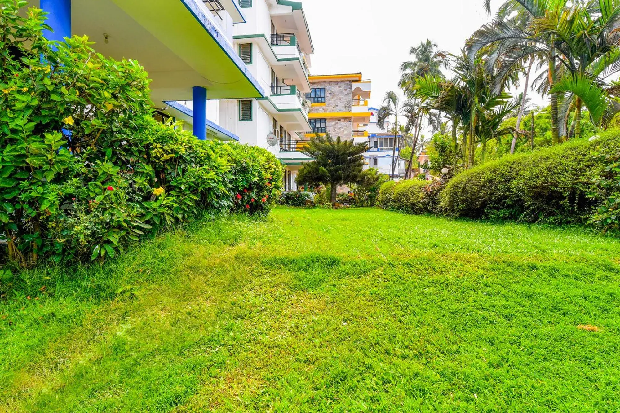 Garden view in FabExpress Alor Resort Garden view in FabExpress Alor Resort