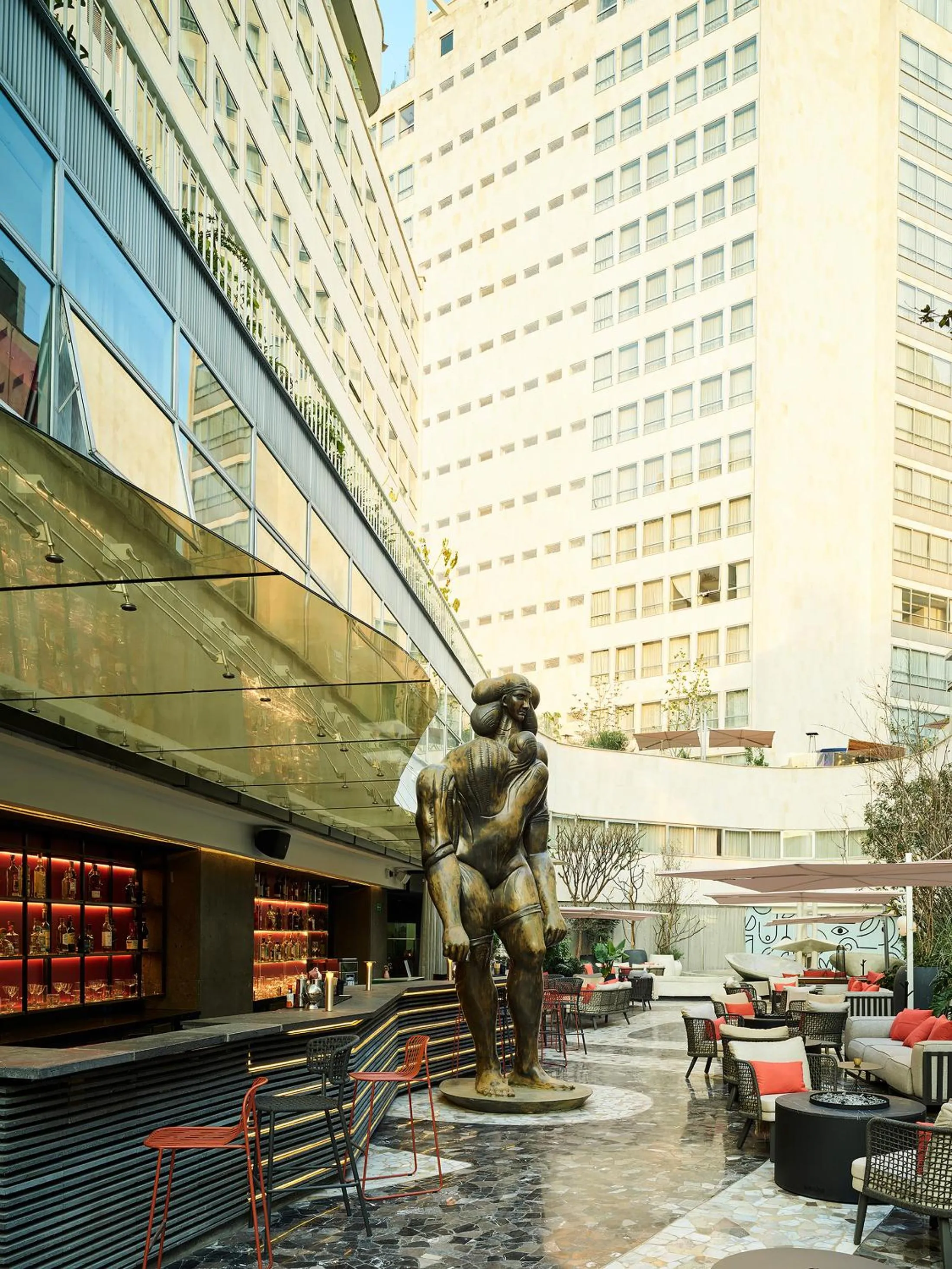 Patio in Mondrian Mexico City Condesa