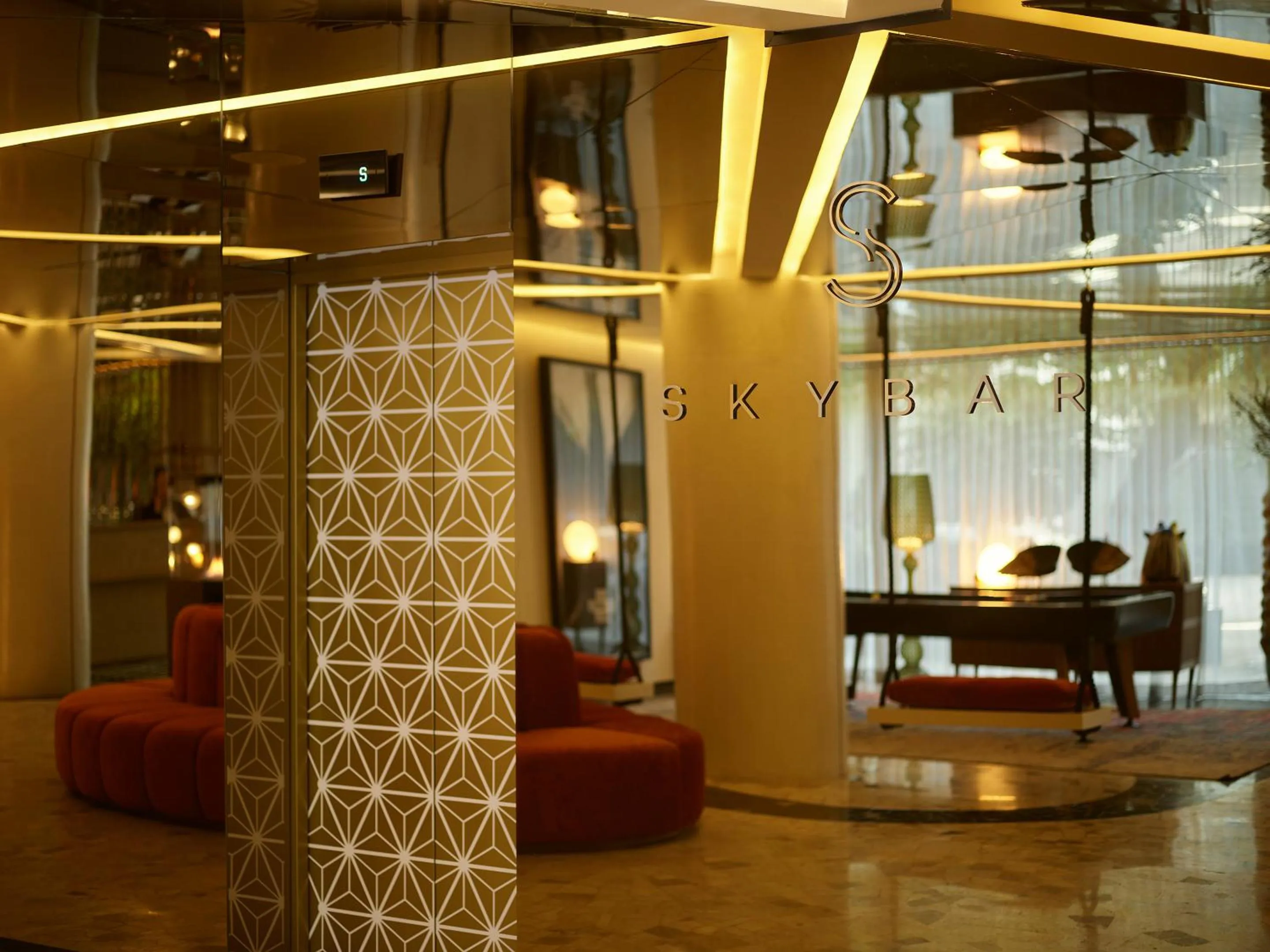 Living room in Mondrian Mexico City Condesa