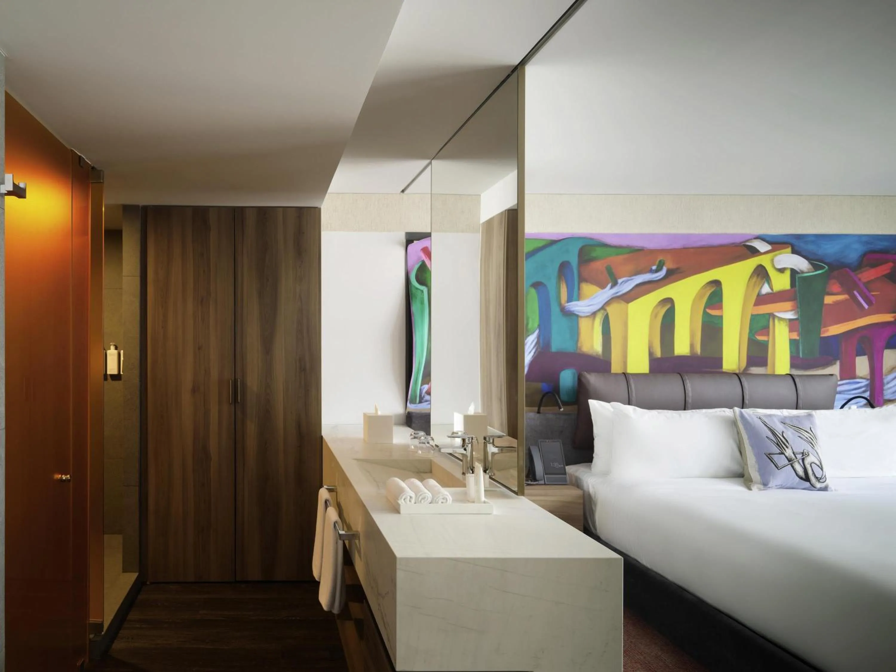 Bedroom, Bed in Mondrian Mexico City Condesa