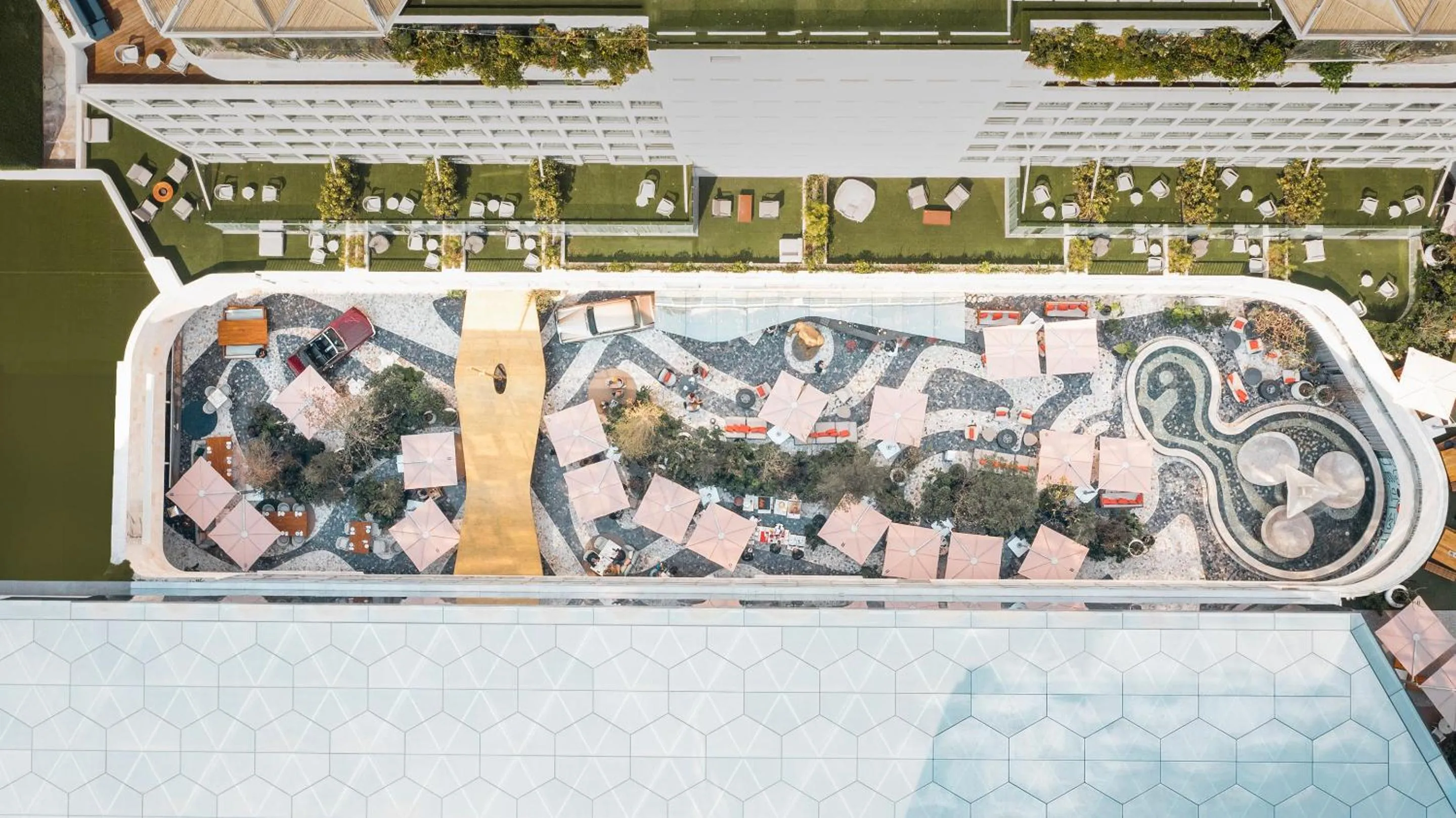 Bird's eye view in Mondrian Mexico City Condesa