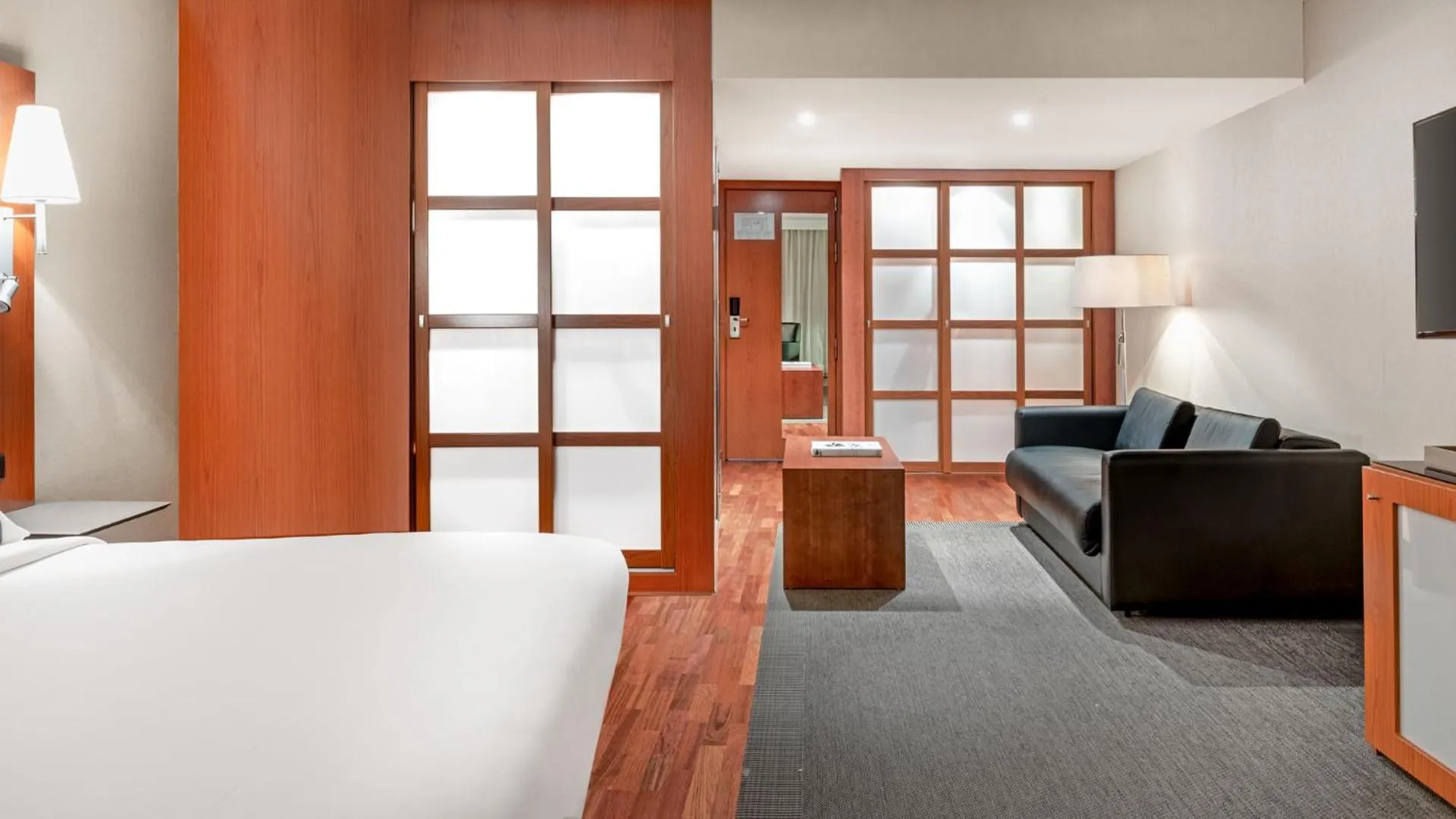 Bed in AC Hotel La Rioja by Marriott