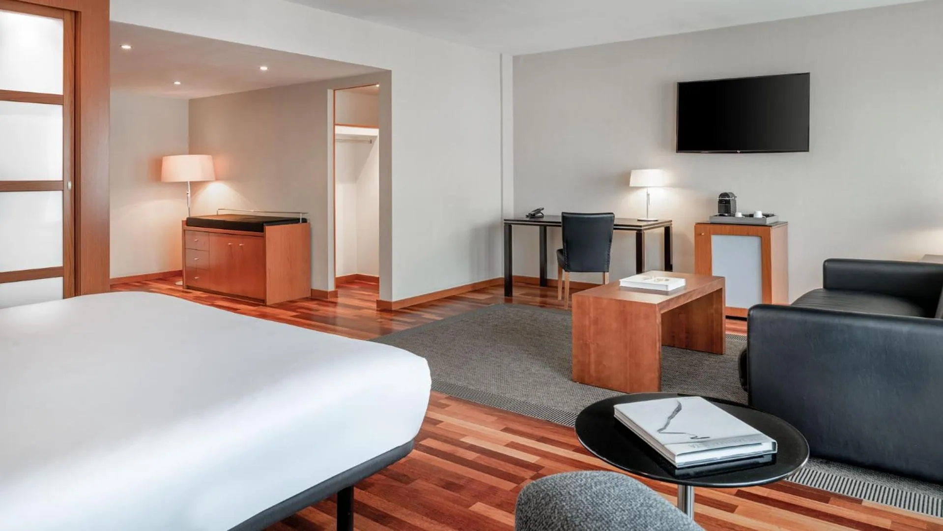 Bed in AC Hotel La Rioja by Marriott