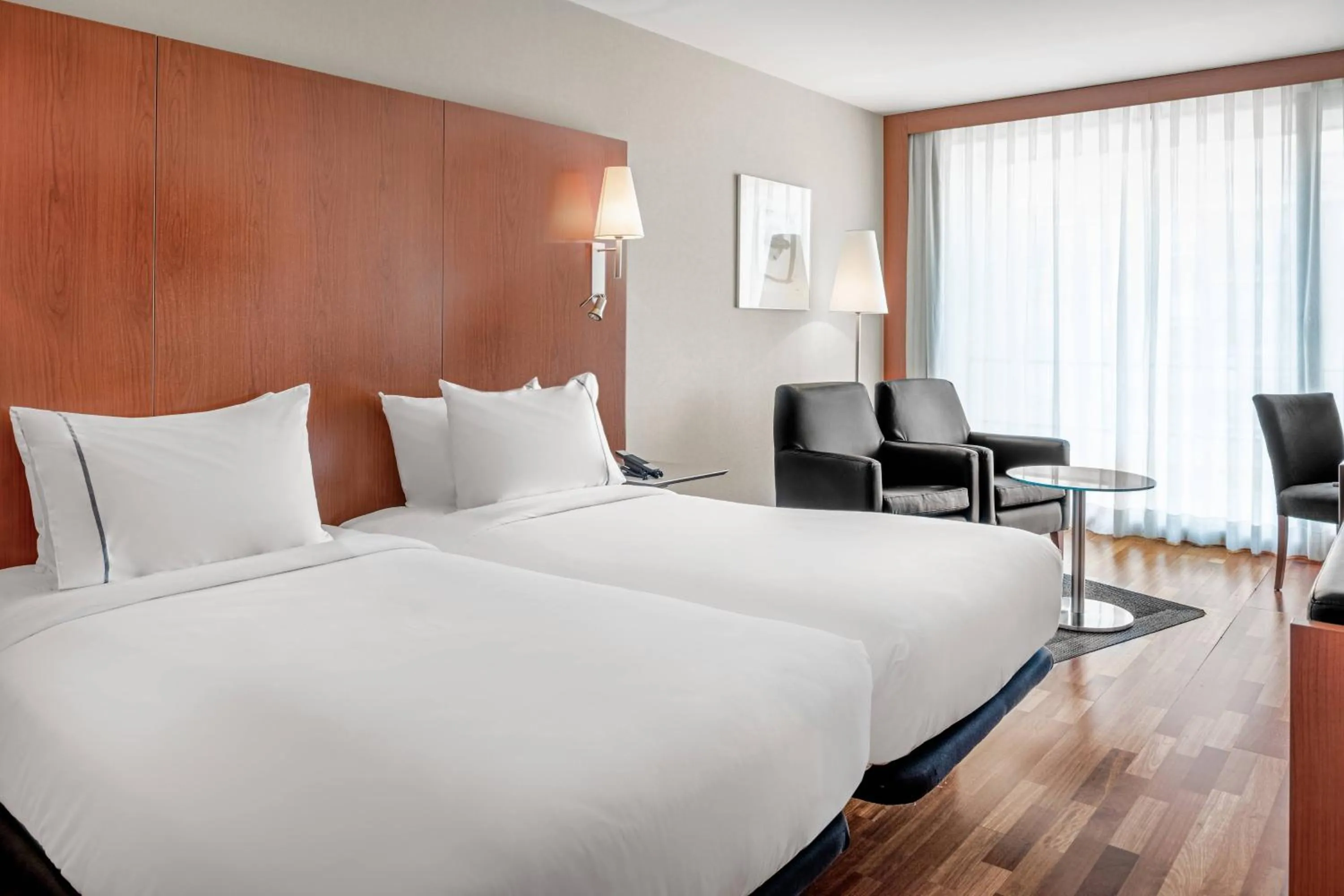 Photo of the whole room, Bed in AC Hotel La Rioja by Marriott