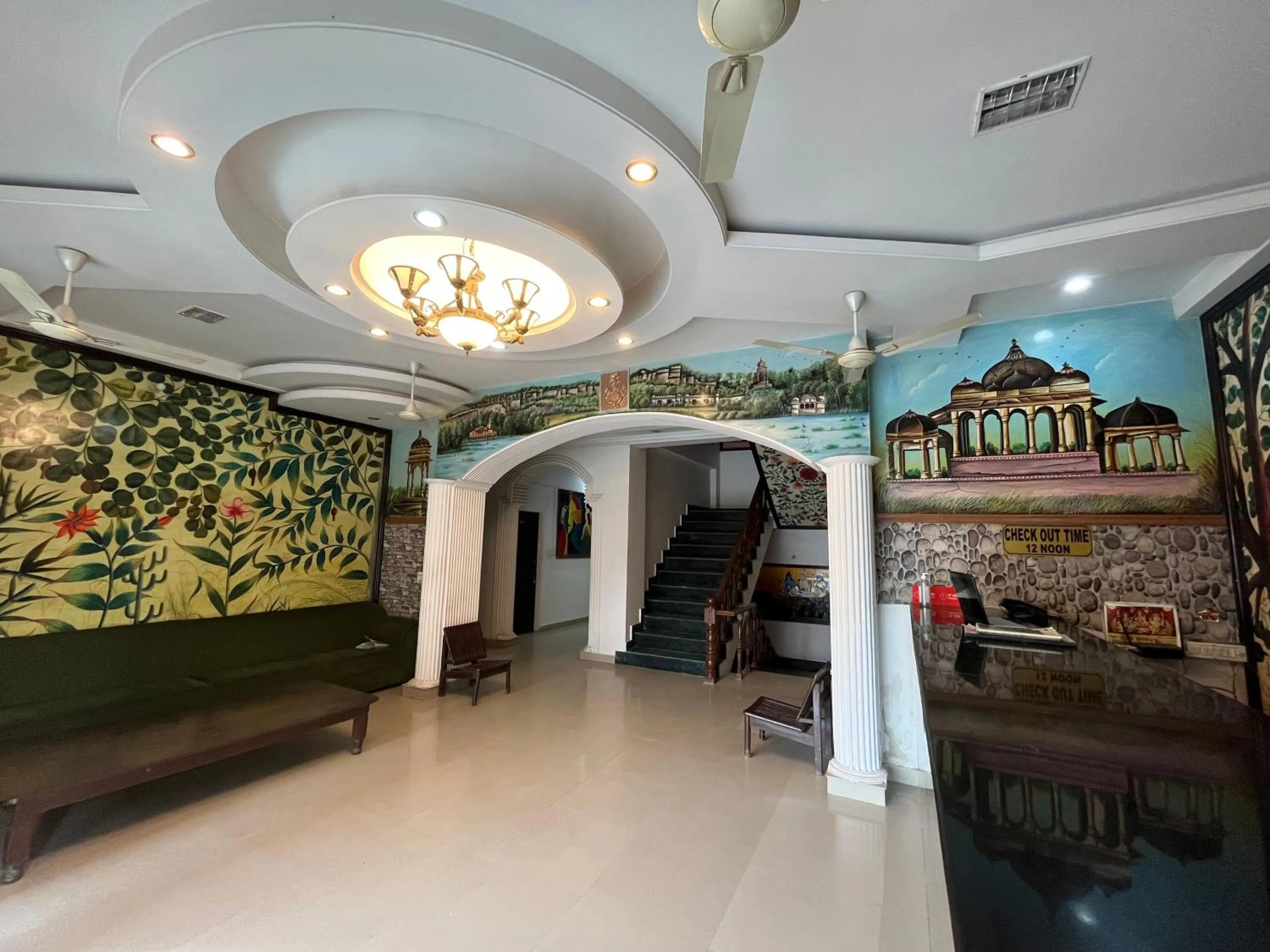 Lobby or reception in The Ranthambhore Heritage