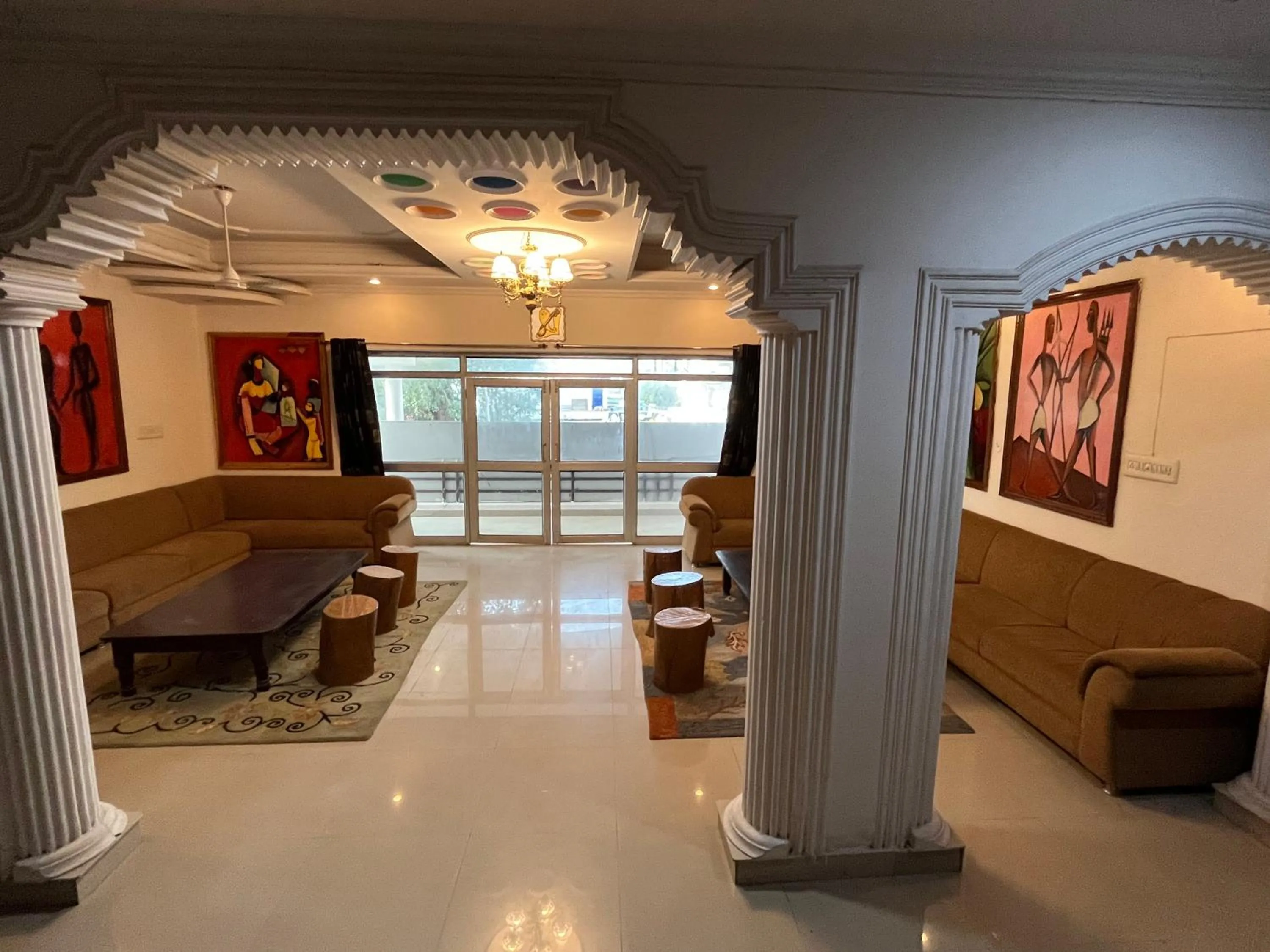 Lobby or reception in The Ranthambhore Heritage