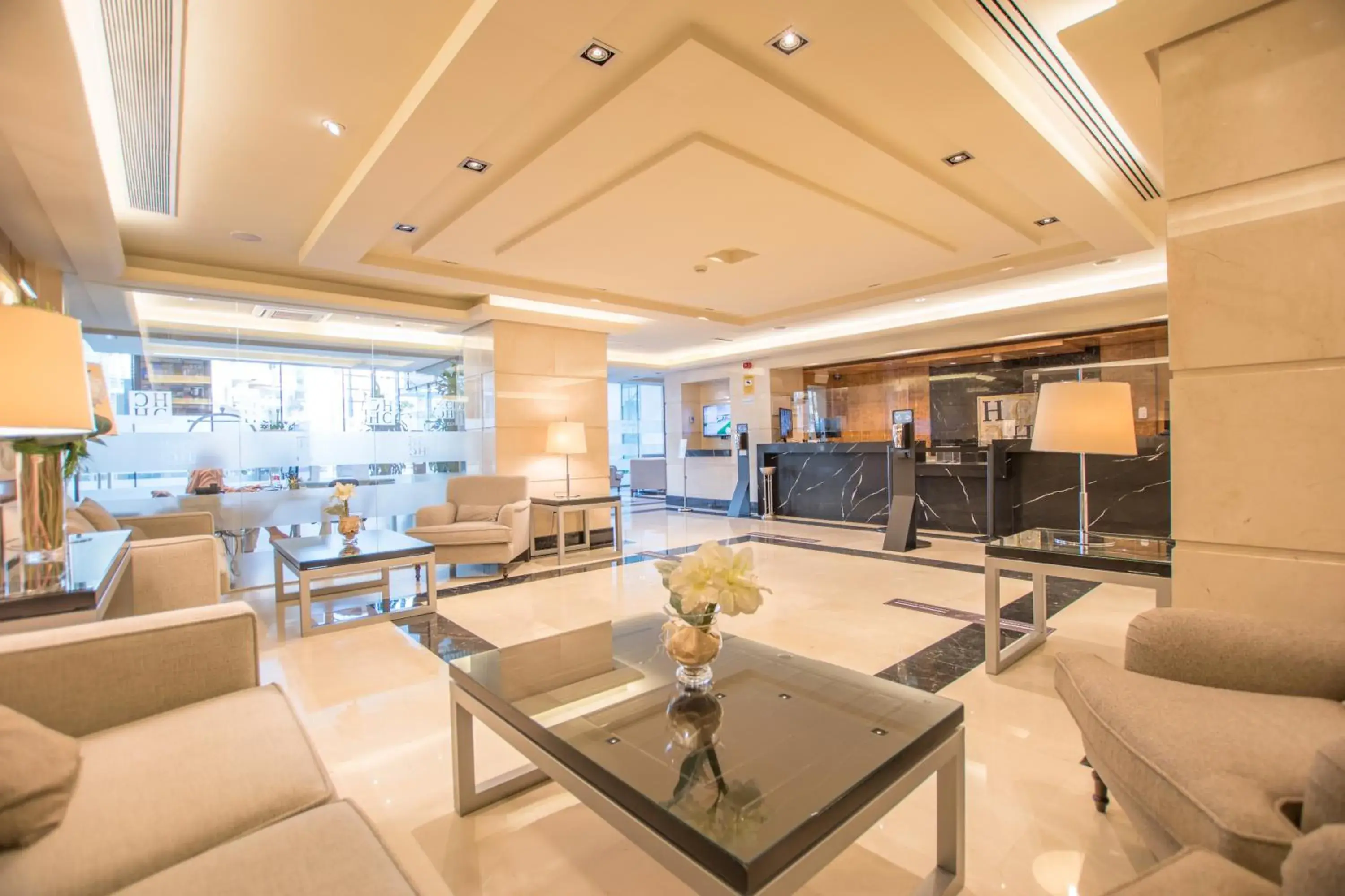 Lobby or reception in Hotel Andalucía Center Lobby or reception in Hotel Andalucía Center